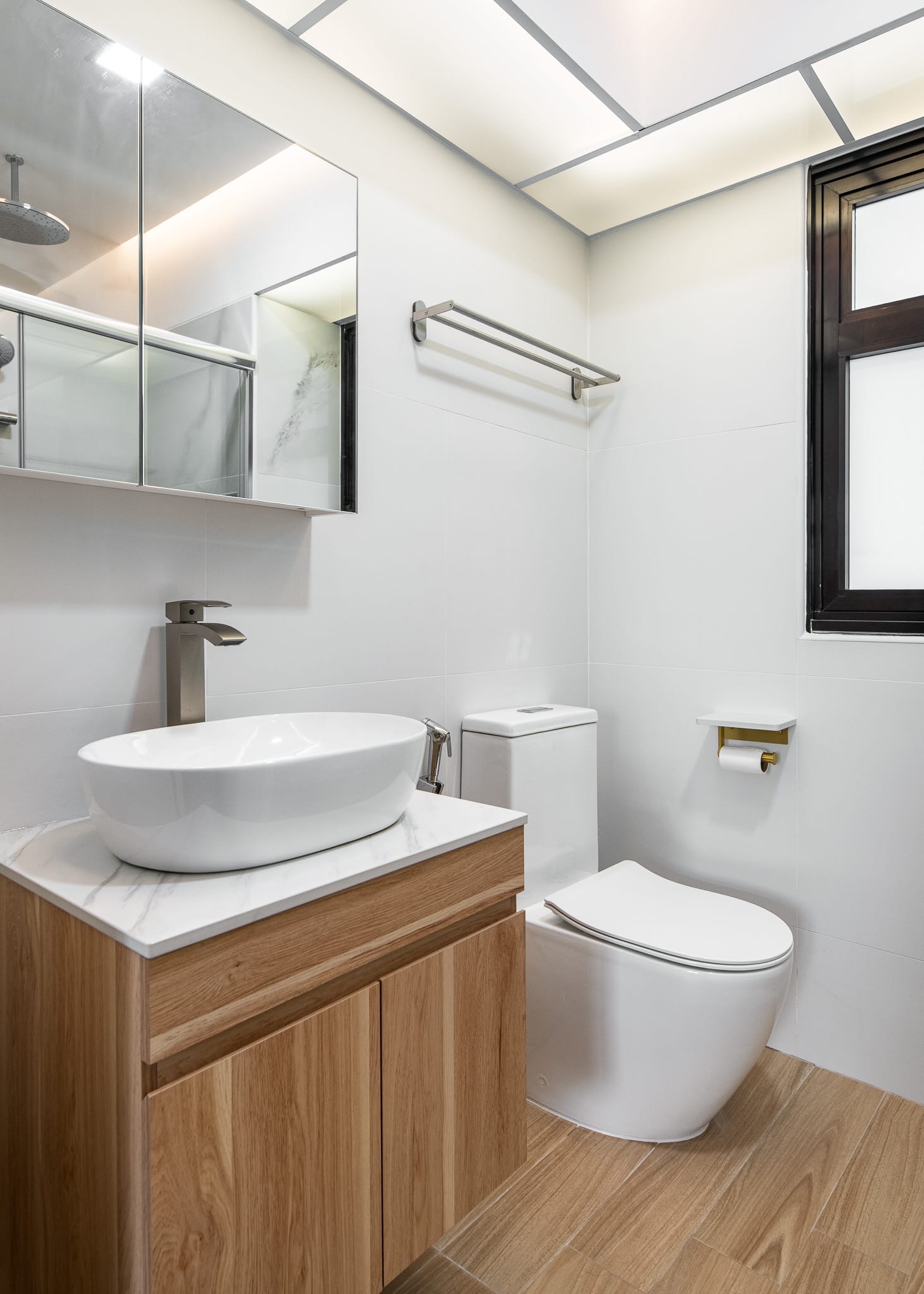 Contemporary, Scandinavian Design - Bathroom - HDB 4 Room - Design by Mr Designer Studio