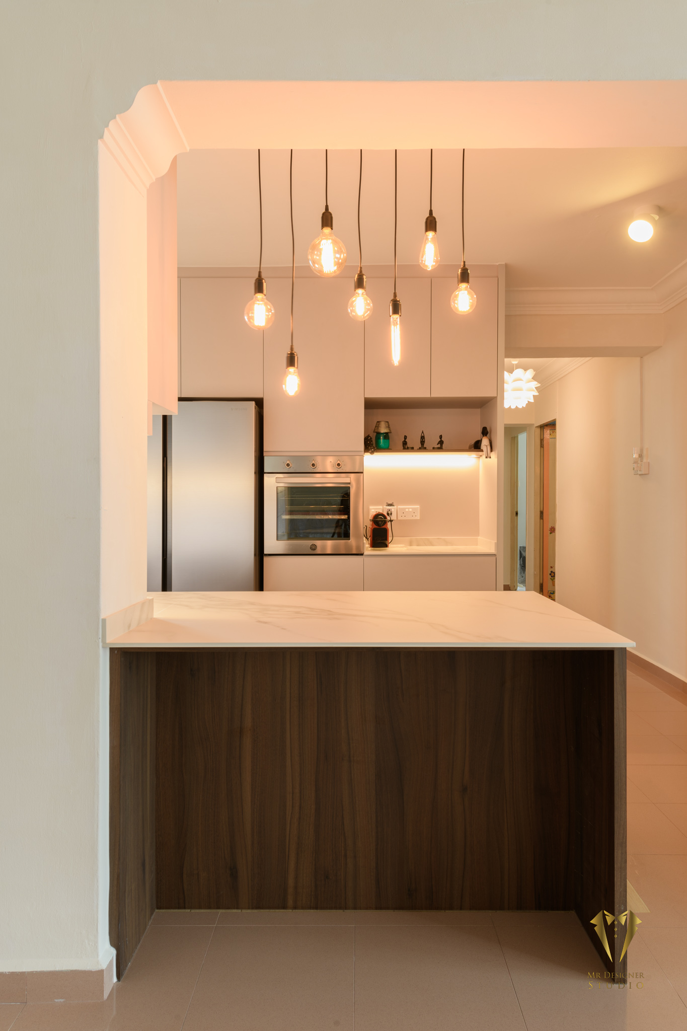 Scandinavian Design - Kitchen - HDB 5 Room - Design by Mr Designer Studio