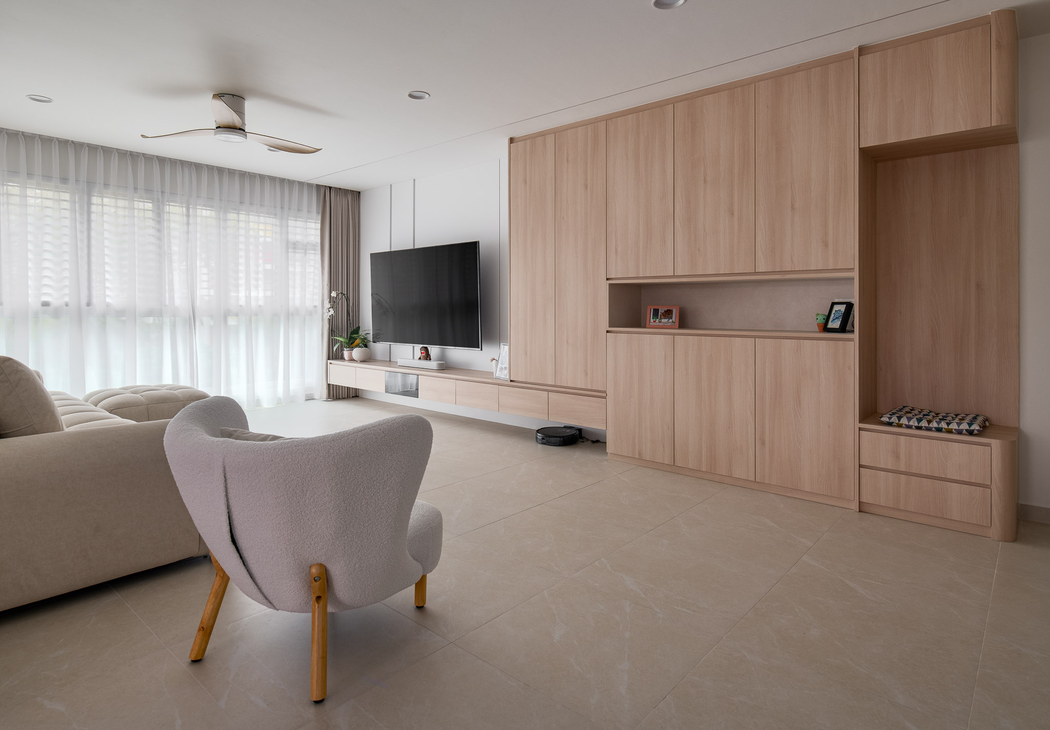 Scandinavian Design - Living Room - HDB 4 Room - Design by Project L