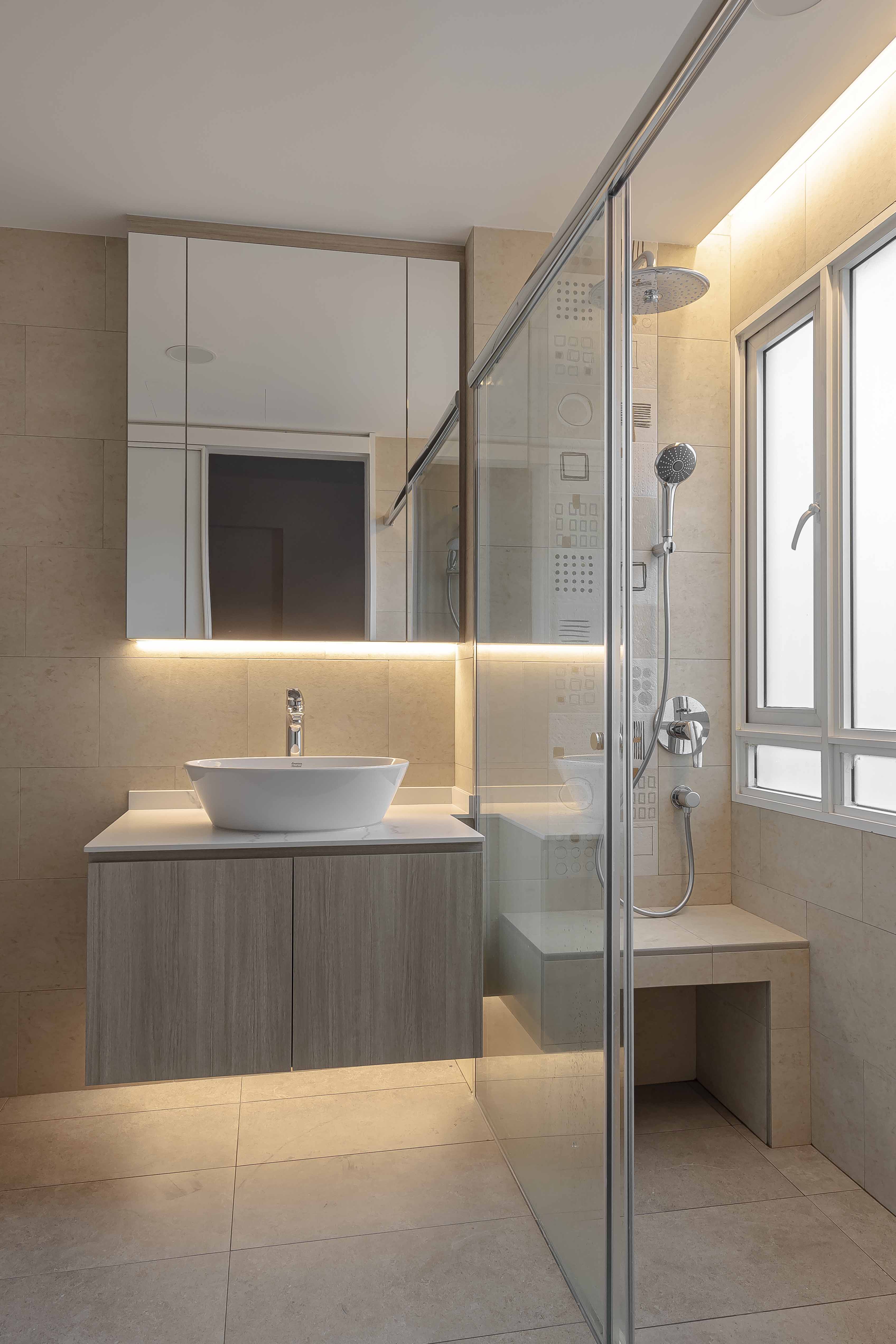 Contemporary Design - Bathroom - Condominium - Design by Renozone Interior Design House