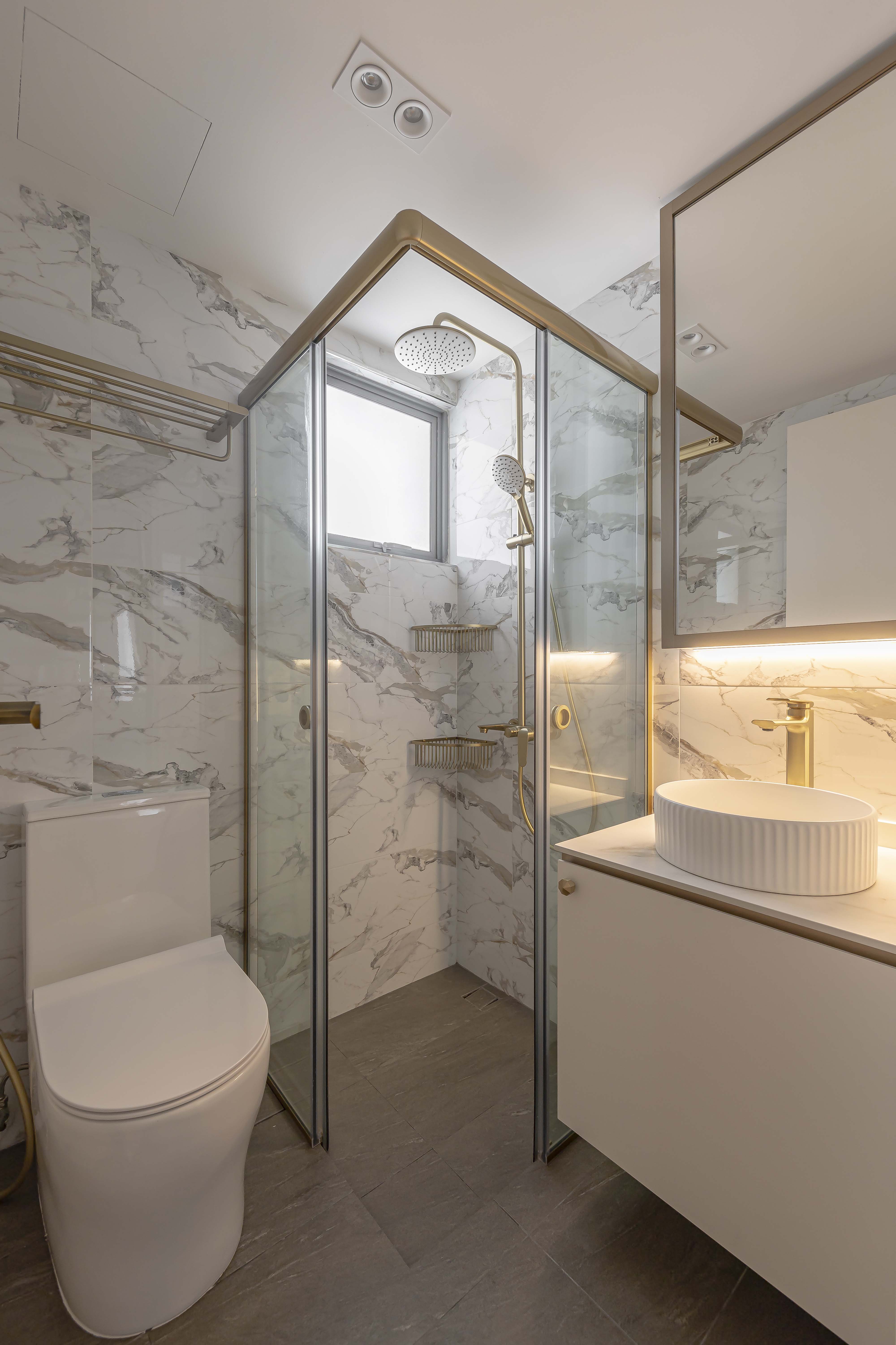 Classical, Modern, Victorian Design - Bathroom - Condominium - Design by Renozone Interior Design House