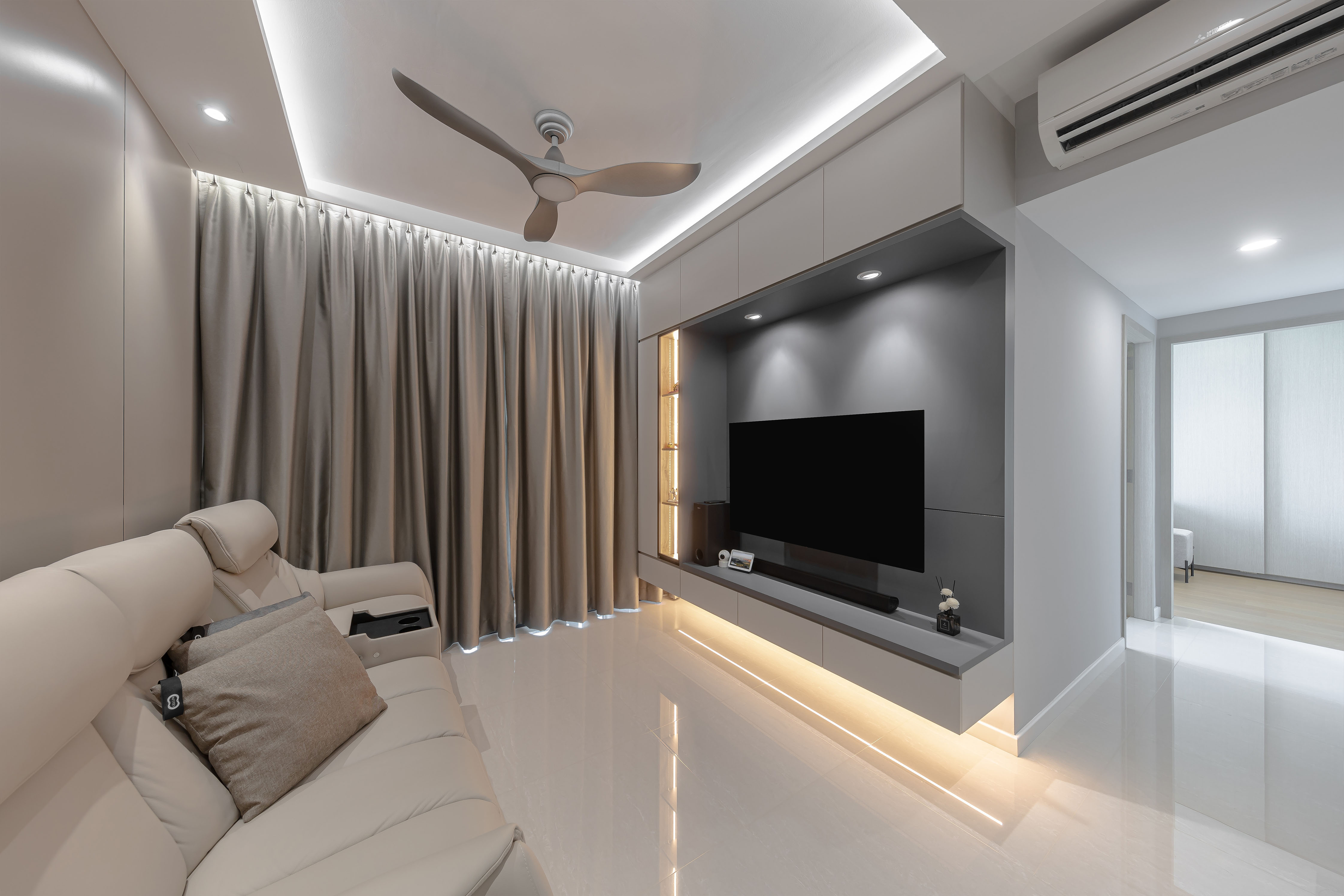 Contemporary, Modern Design - Living Room - Condominium - Design by Renozone Interior Design House