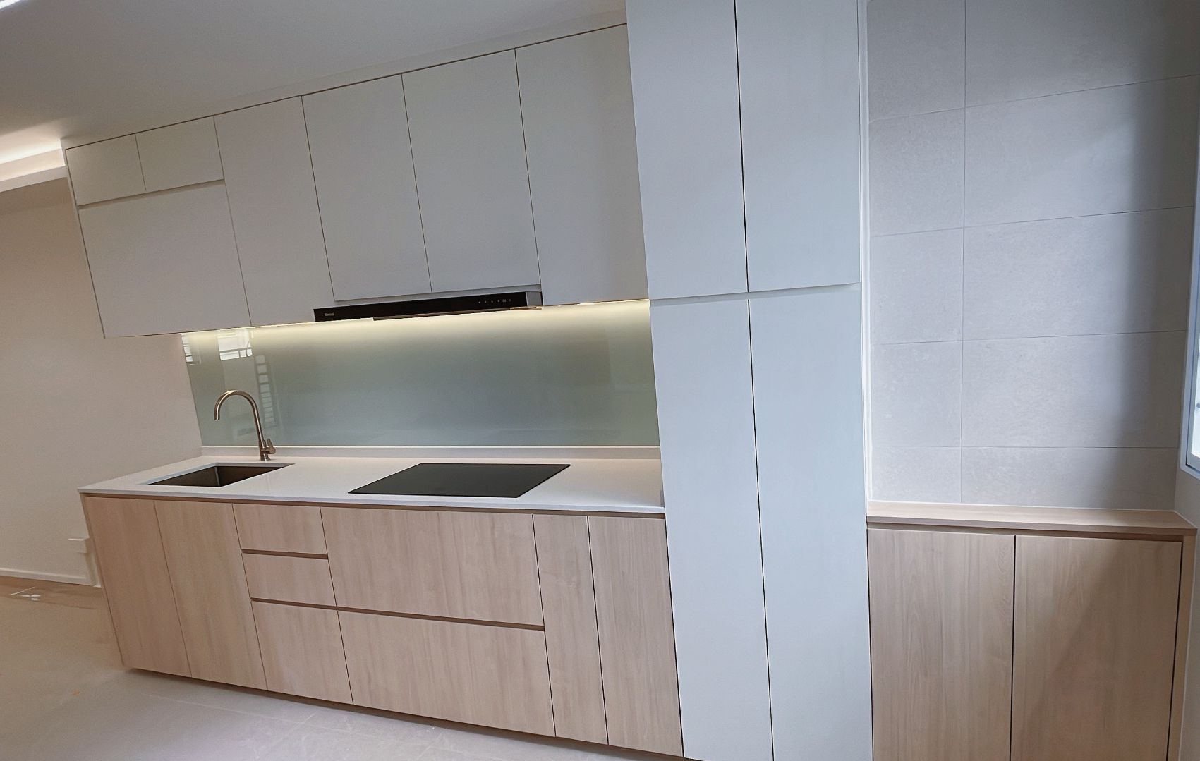 Scandinavian Design - Kitchen - HDB 4 Room - Design by Sky Creation