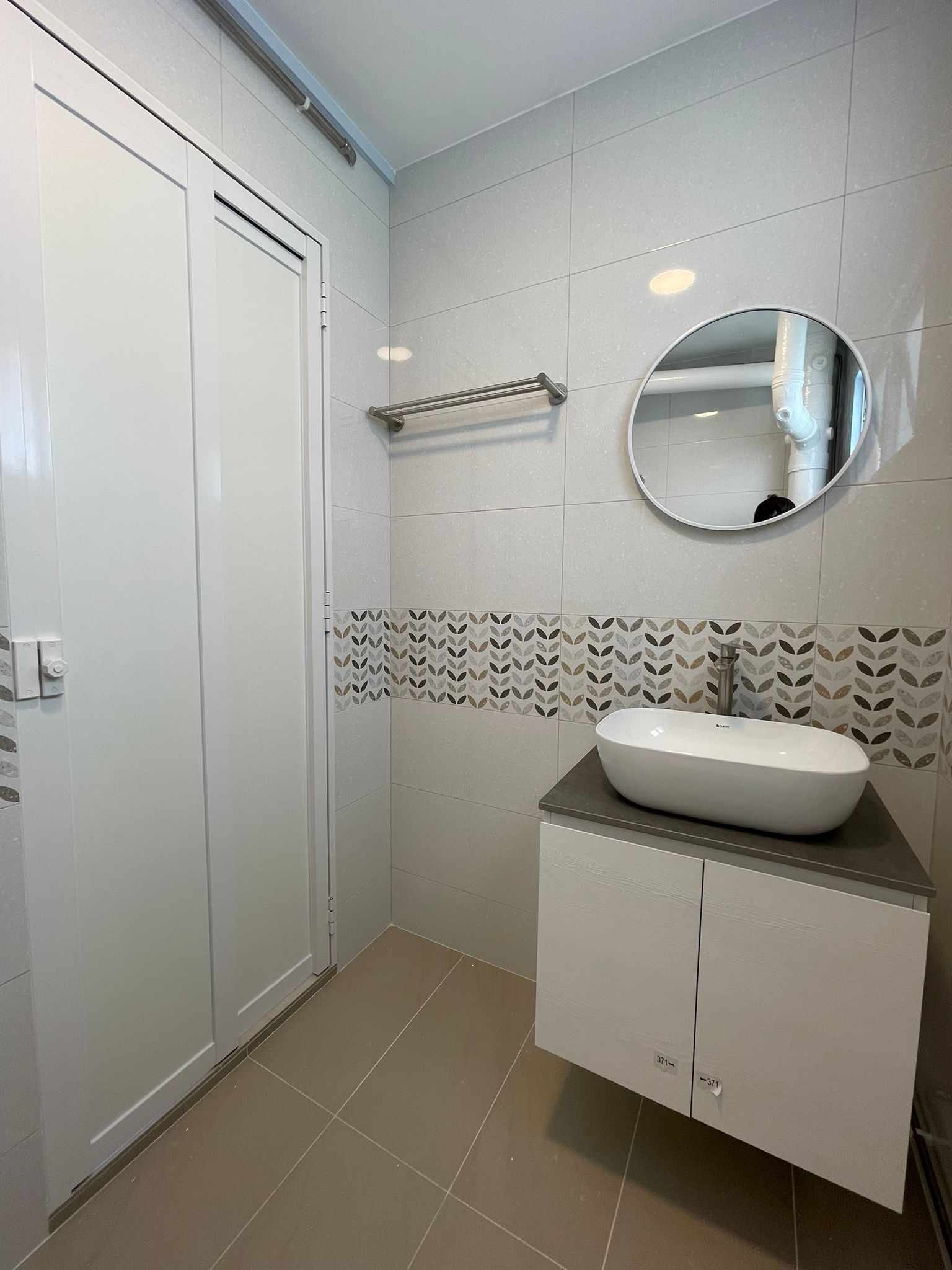 Scandinavian Design - Bathroom - HDB 4 Room - Design by Sky Creation