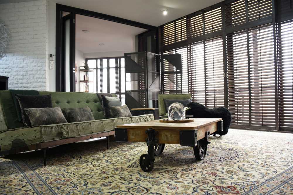 Industrial Design - Living Room - Condominium - Design by Spruce Interiors