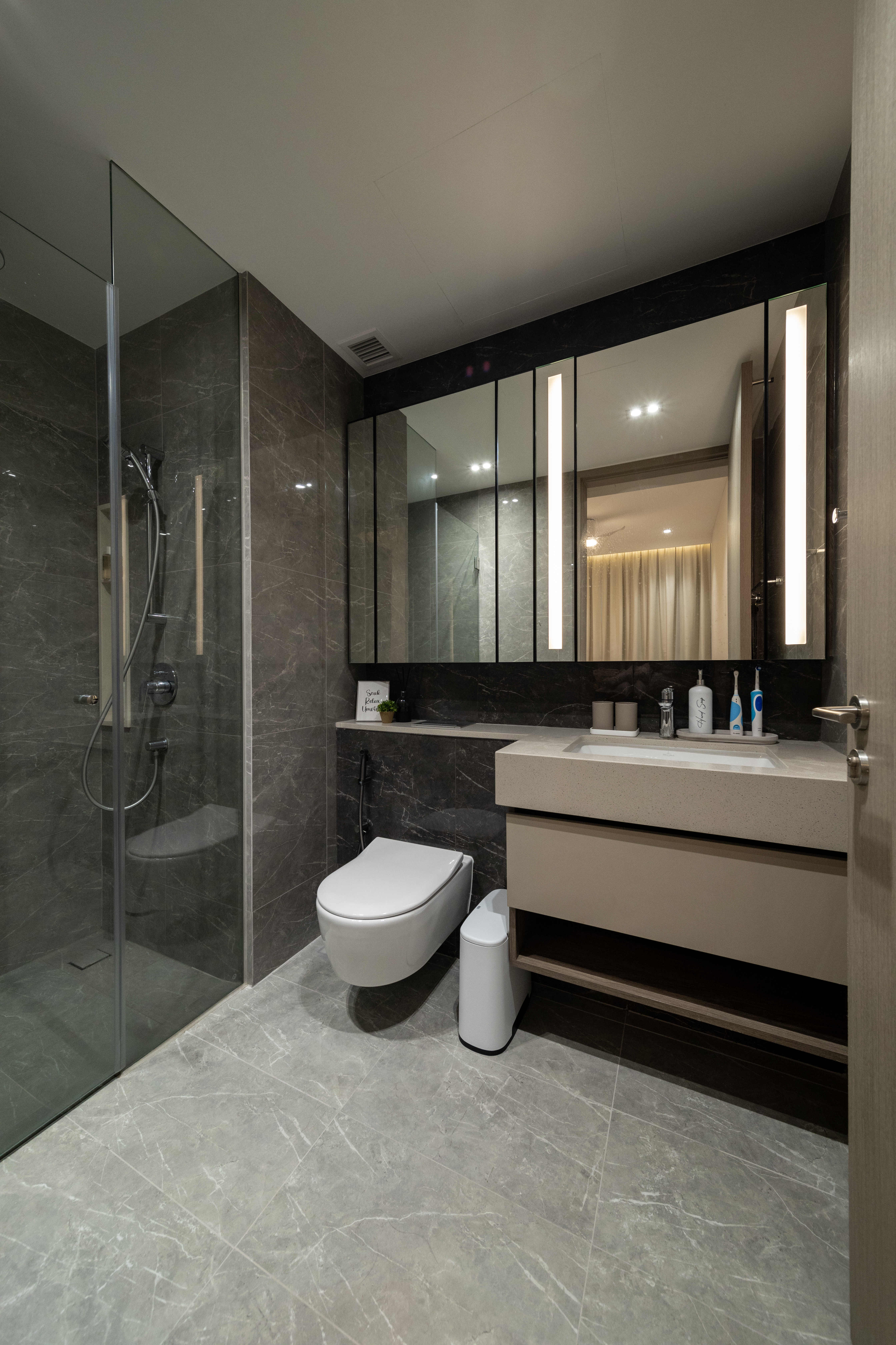 Modern Design - Bathroom - Condominium - Design by Spruce Interiors