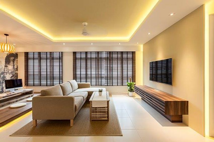 Modern Design - Living Room - HDB Executive Apartment - Design by The Interior Lab Pte Ltd