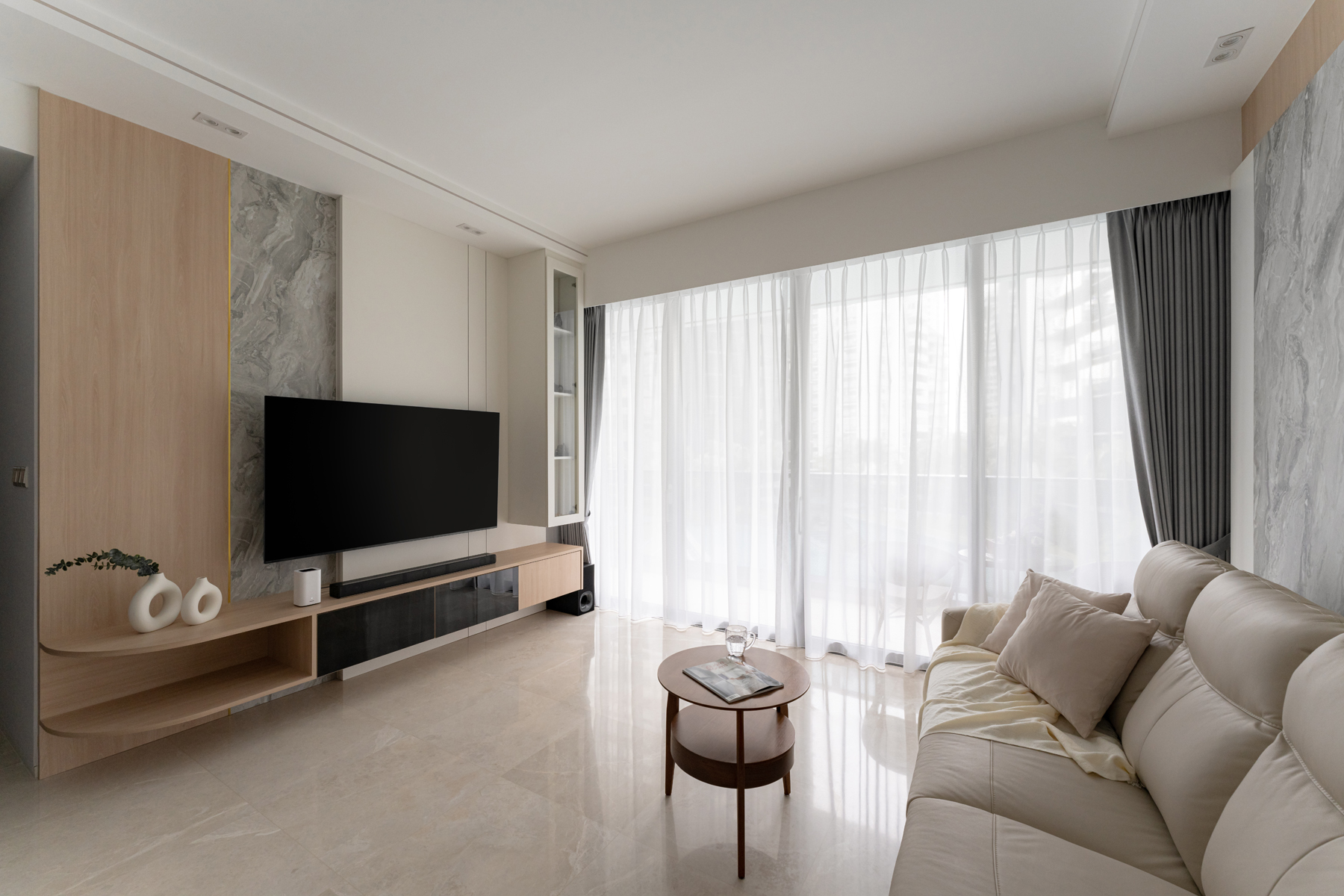 Contemporary, Modern Design - Living Room - Condominium - Design by U-Home Interior Design Pte Ltd