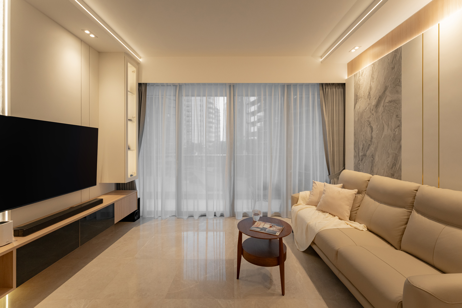 Contemporary, Modern Design - Living Room - Condominium - Design by U-Home Interior Design Pte Ltd