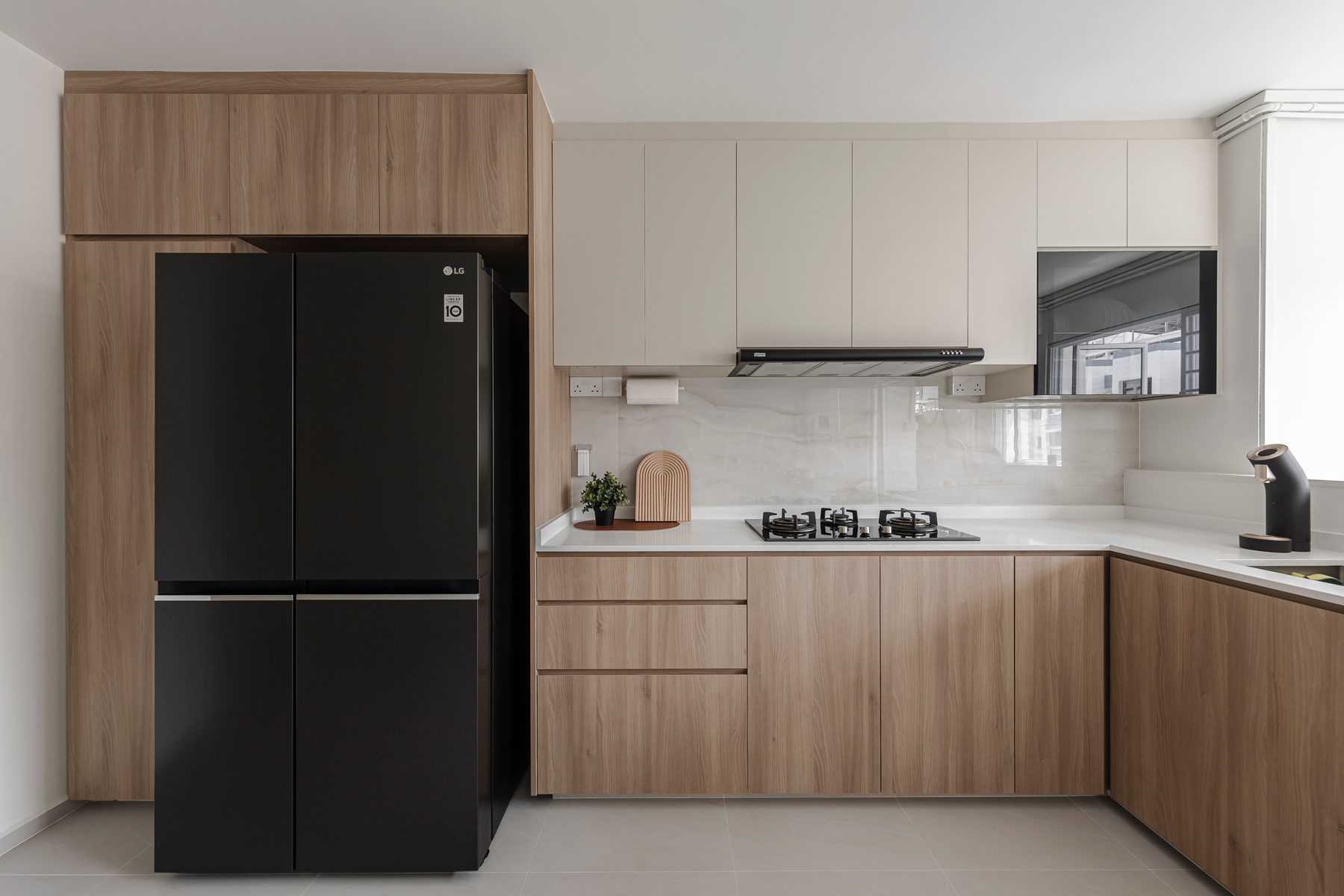 Minimalist, Scandinavian Design - Kitchen - HDB 4 Room - Design by U-Home Interior Design Pte Ltd