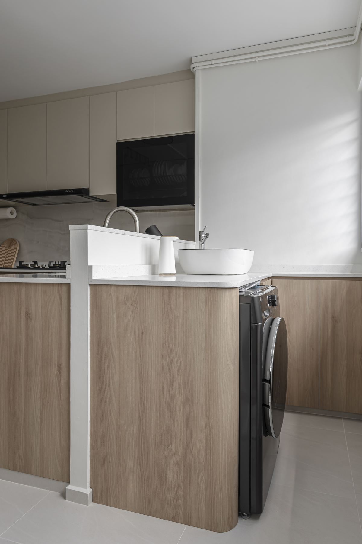 Minimalist, Scandinavian Design - Kitchen - HDB 4 Room - Design by U-Home Interior Design Pte Ltd