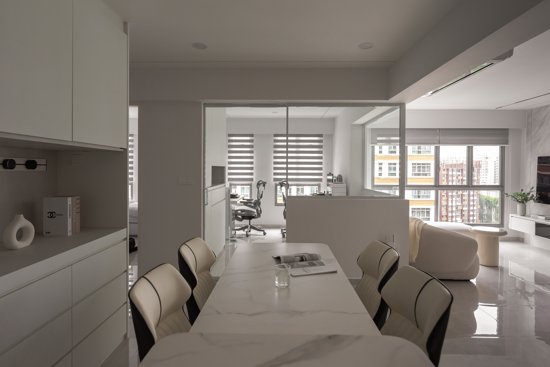 Minimalist Design - Dining Room - HDB 4 Room - Design by U-Home Interior Design Pte Ltd