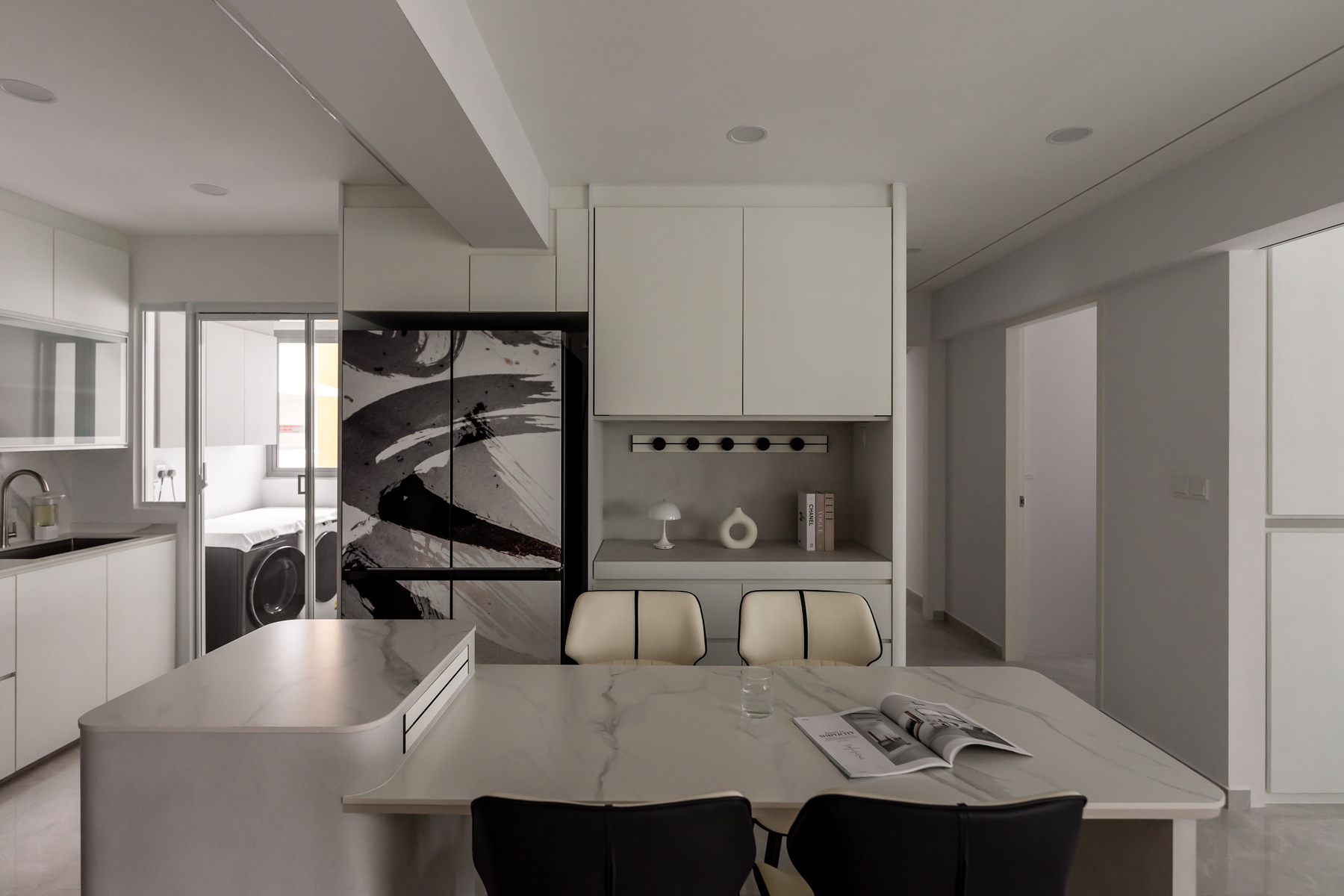 Minimalist Design - Dining Room - HDB 4 Room - Design by U-Home Interior Design Pte Ltd