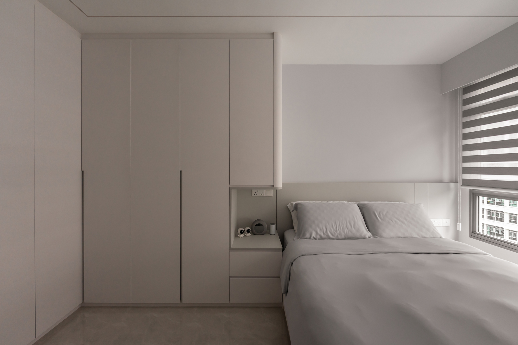 Minimalist Design - Bedroom - HDB 4 Room - Design by U-Home Interior Design Pte Ltd