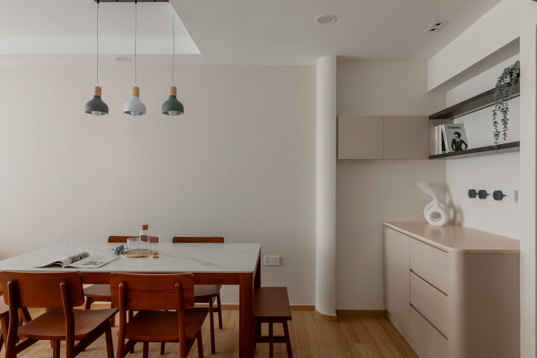 Contemporary, Scandinavian Design - Dining Room - HDB 4 Room - Design by U-Home Interior Design Pte Ltd