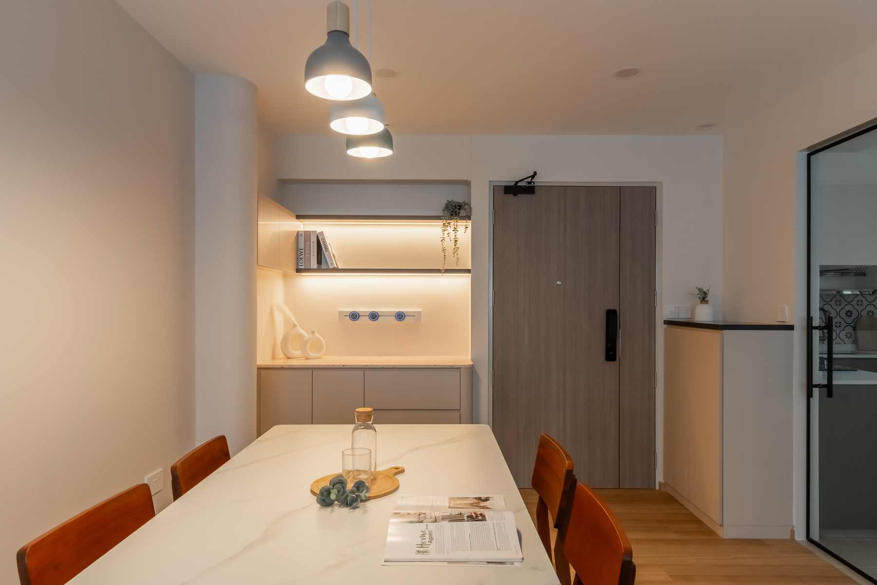 Contemporary, Scandinavian Design - Dining Room - HDB 4 Room - Design by U-Home Interior Design Pte Ltd