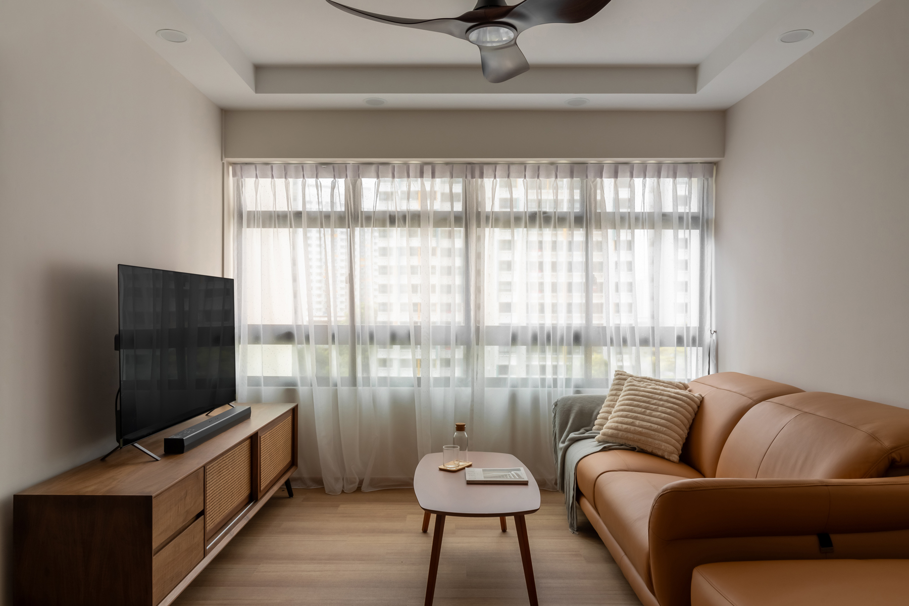 Contemporary, Scandinavian Design - Living Room - HDB 4 Room - Design by U-Home Interior Design Pte Ltd