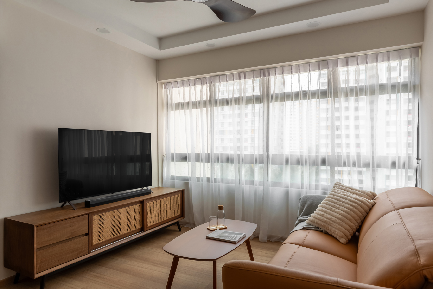 Contemporary, Scandinavian Design - Living Room - HDB 4 Room - Design by U-Home Interior Design Pte Ltd