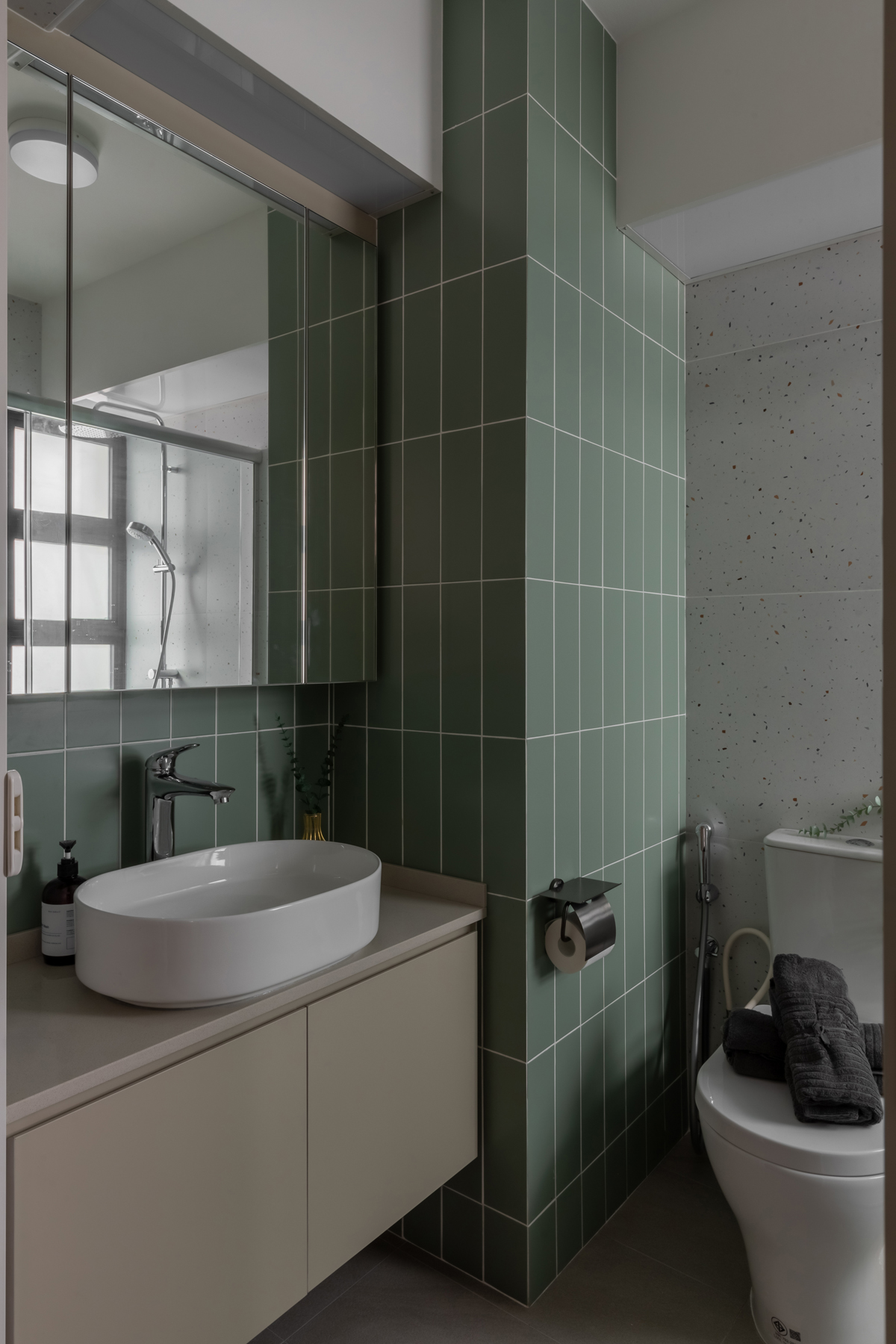 Contemporary, Scandinavian Design - Bathroom - HDB 4 Room - Design by U-Home Interior Design Pte Ltd