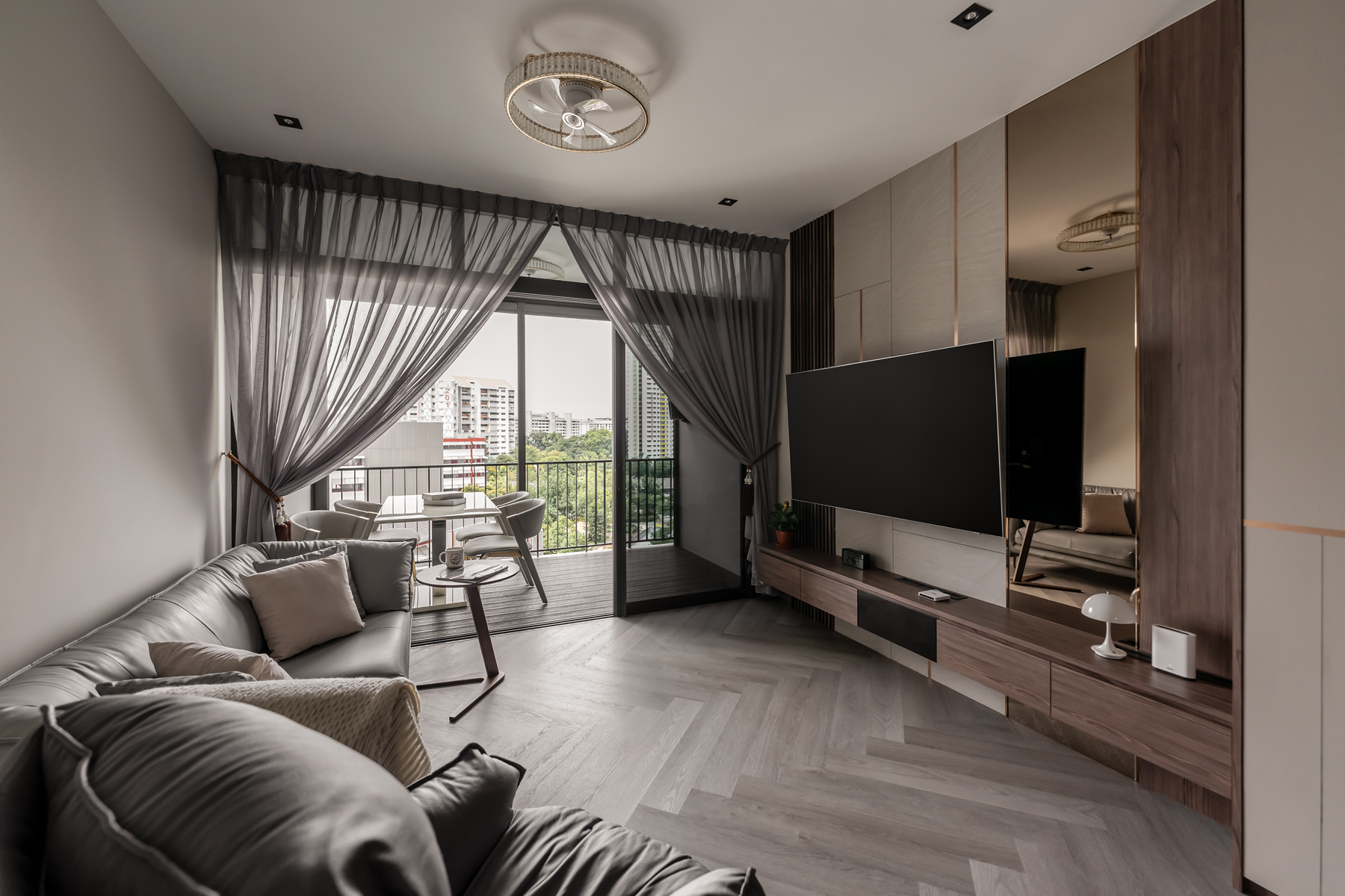 Contemporary, Modern Design - Living Room - Condominium - Design by U-Home Interior Design Pte Ltd