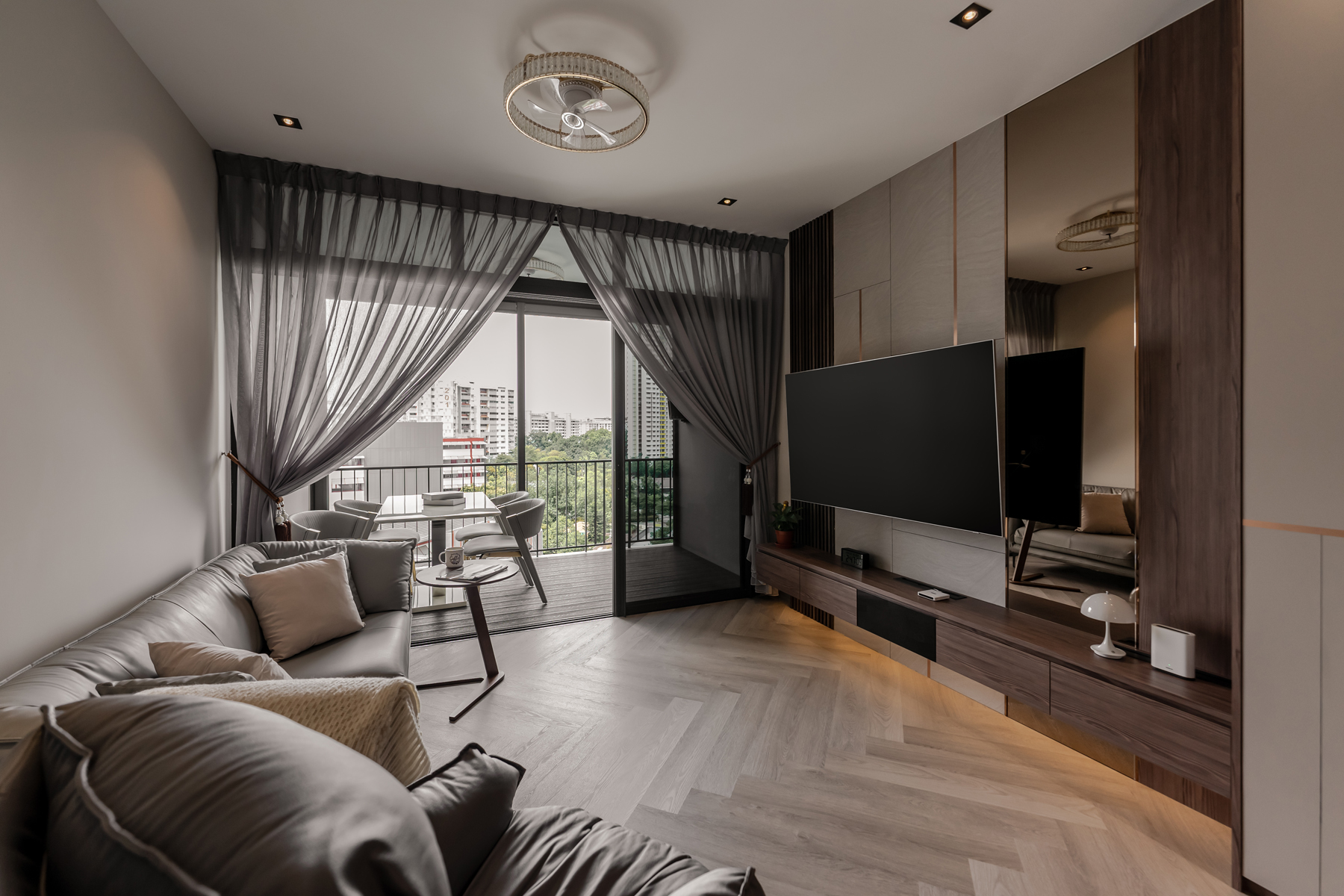 Contemporary, Modern Design - Living Room - Condominium - Design by U-Home Interior Design Pte Ltd