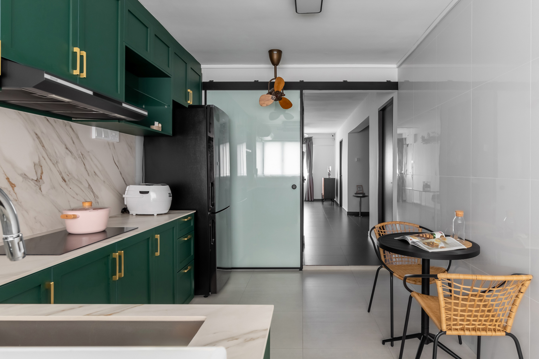 Contemporary, Modern, Others Design - Kitchen - HDB 3 Room - Design by U-Home Interior Design Pte Ltd