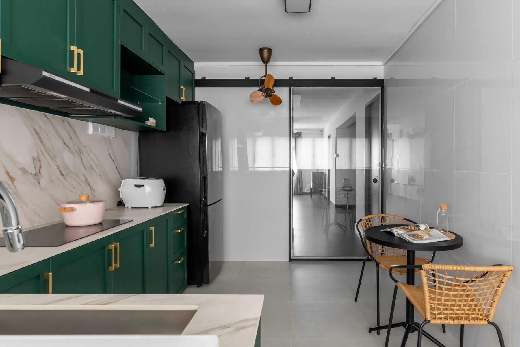 Contemporary, Modern, Others Design - Kitchen - HDB 3 Room - Design by U-Home Interior Design Pte Ltd