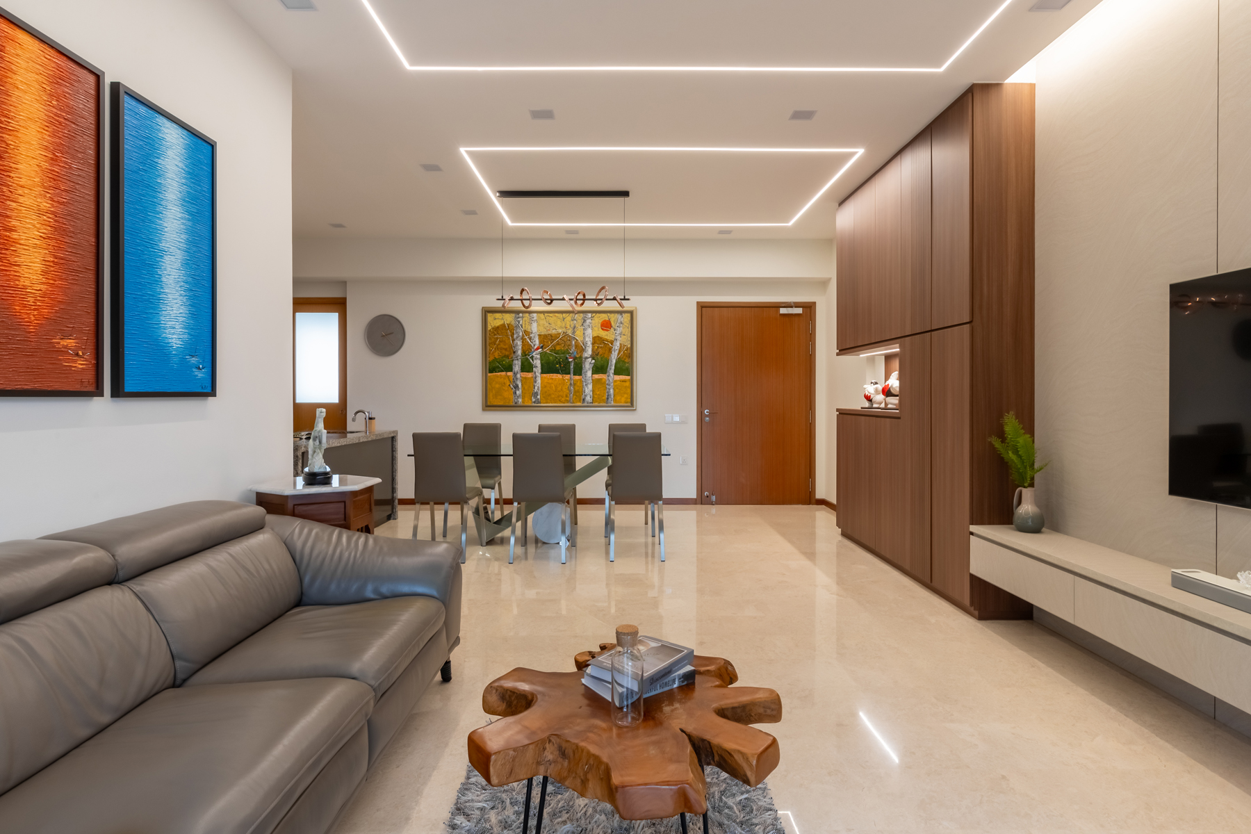 Contemporary, Modern, Others Design - Living Room - Condominium - Design by U-Home Interior Design Pte Ltd