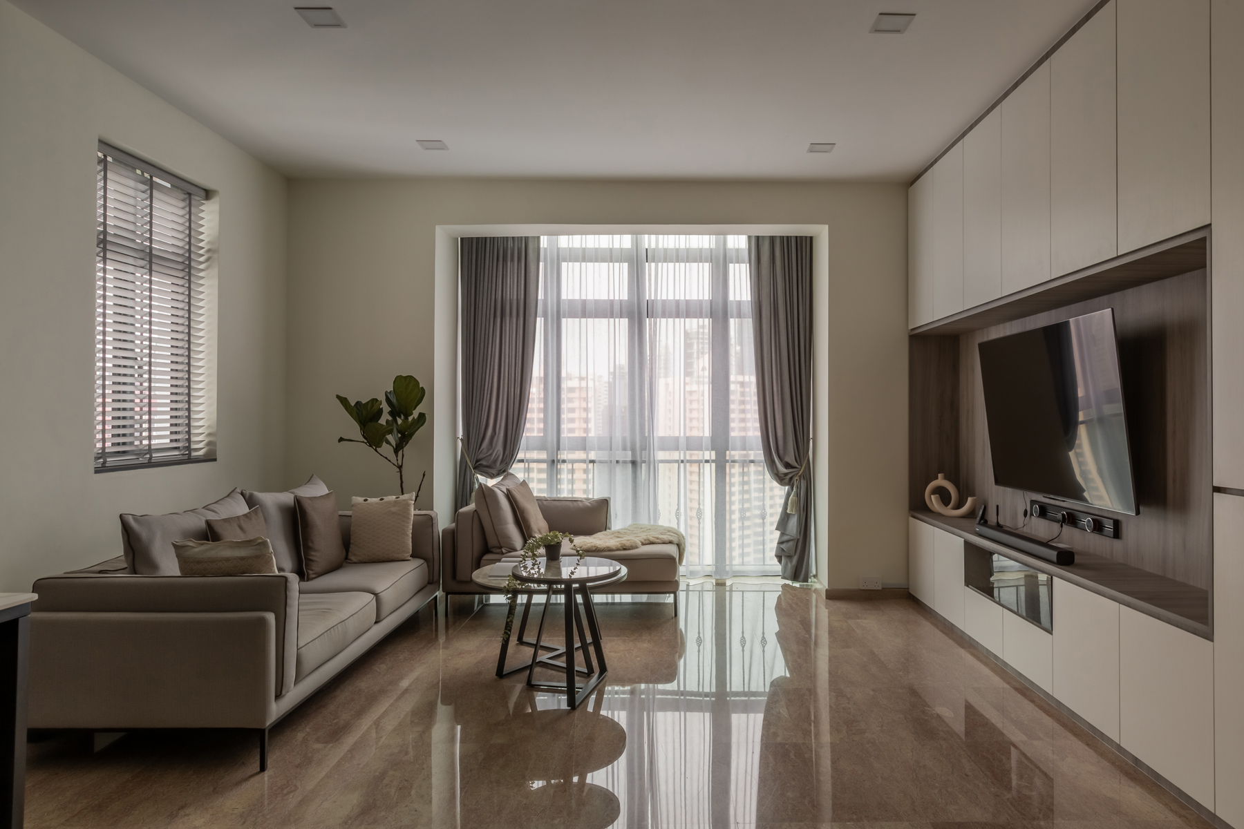 Contemporary, Modern Design - Living Room - Condominium - Design by U-Home Interior Design Pte Ltd