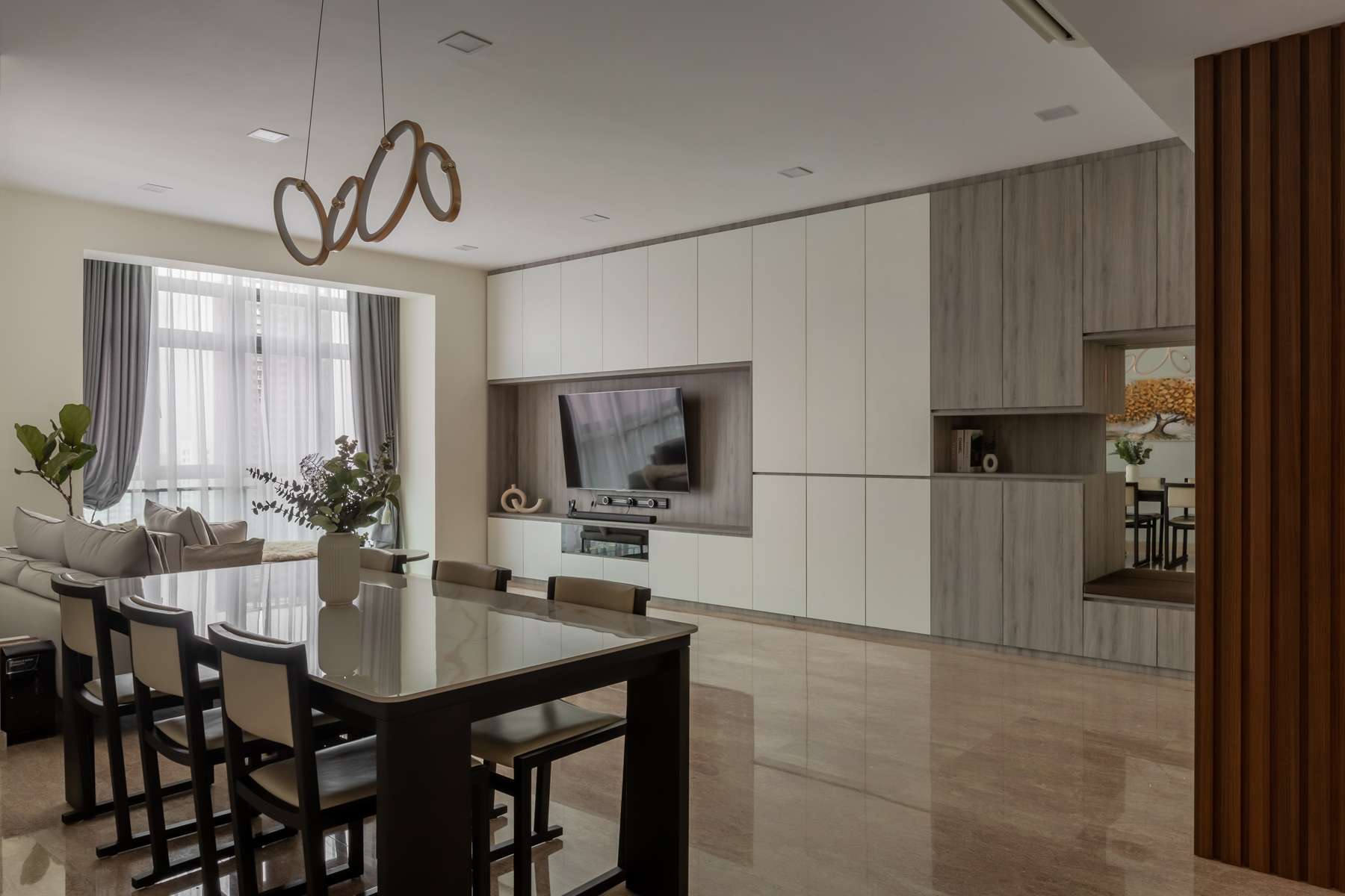 Contemporary, Modern Design - Living Room - Condominium - Design by U-Home Interior Design Pte Ltd