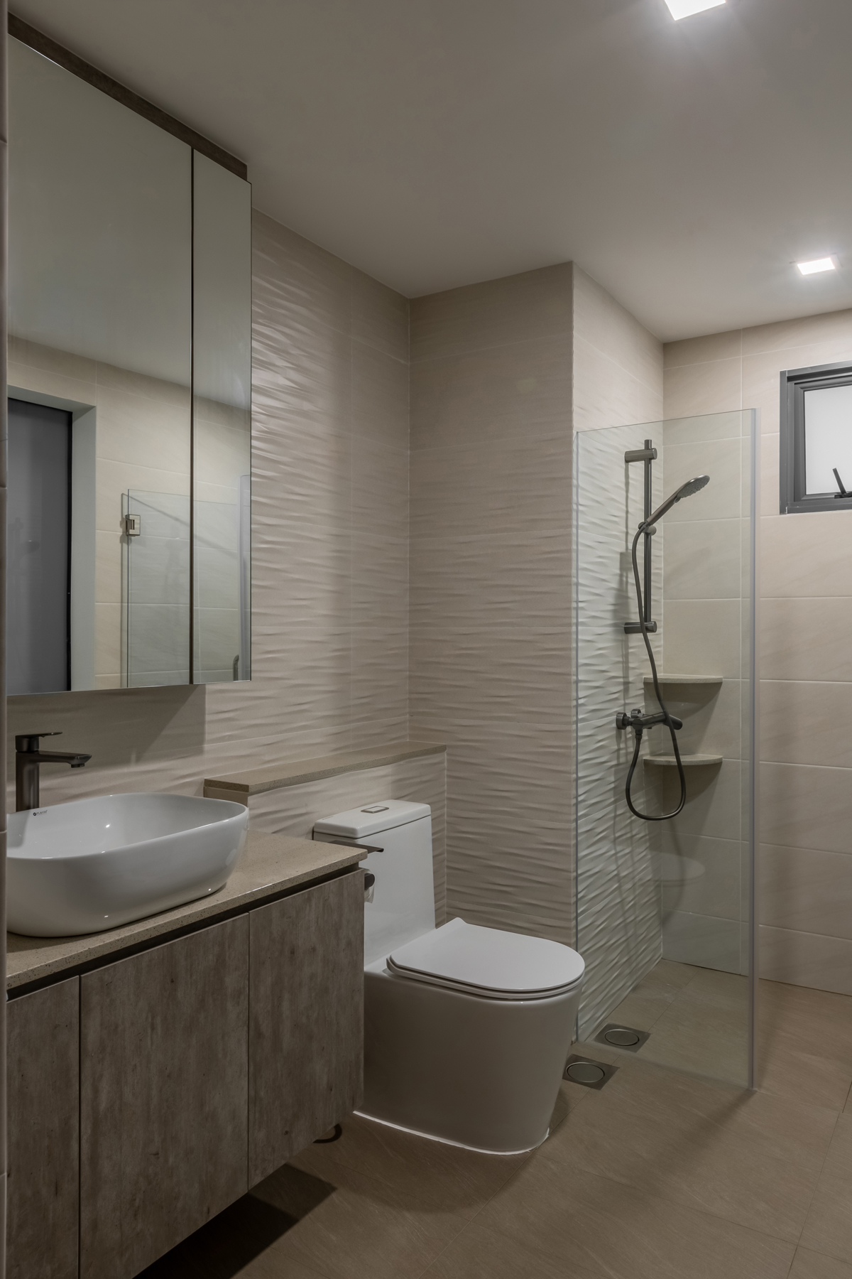 Contemporary, Modern Design - Bathroom - Condominium - Design by U-Home Interior Design Pte Ltd