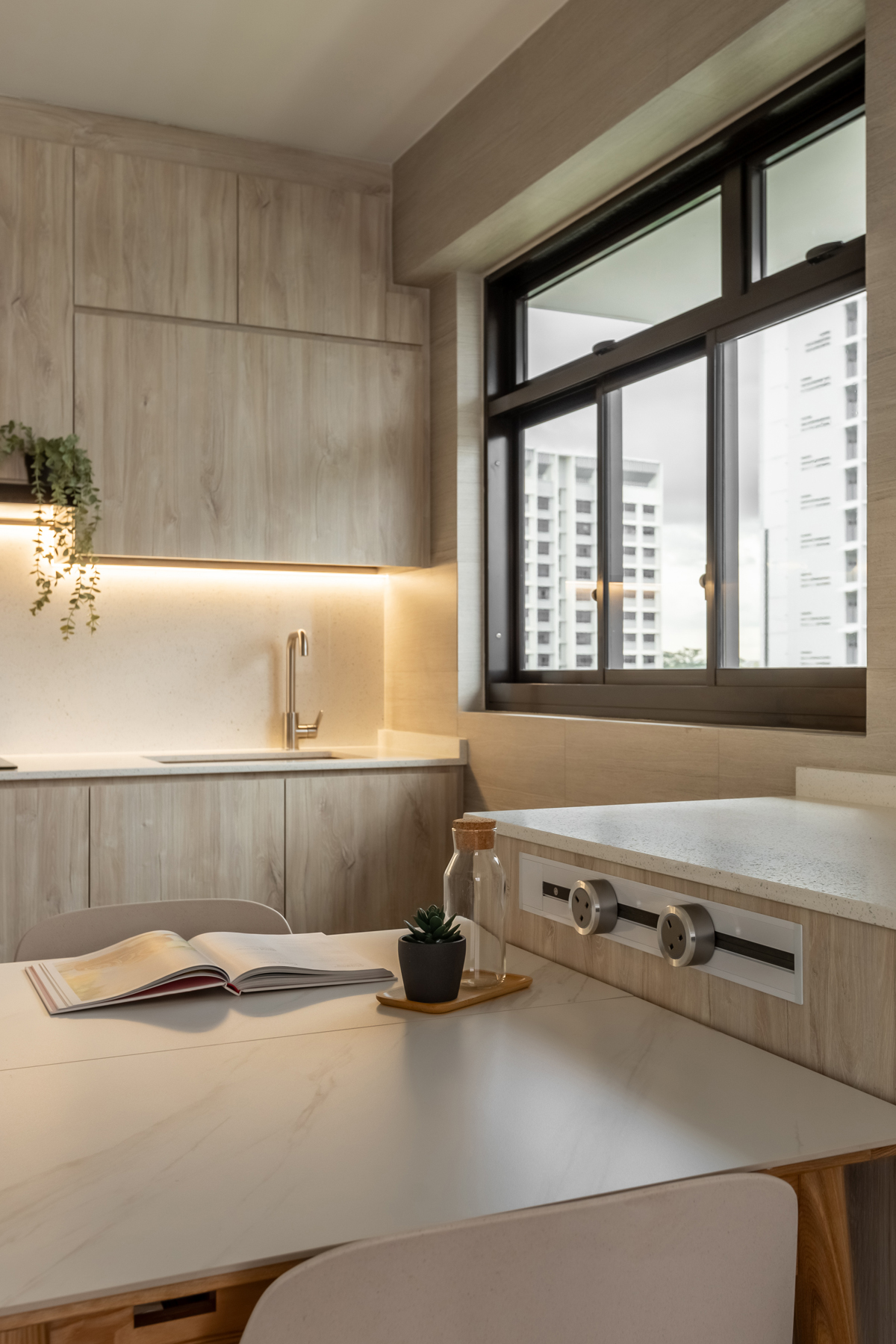 Contemporary, Modern Design - Dining Room - HDB Studio Apartment - Design by U-Home Interior Design Pte Ltd