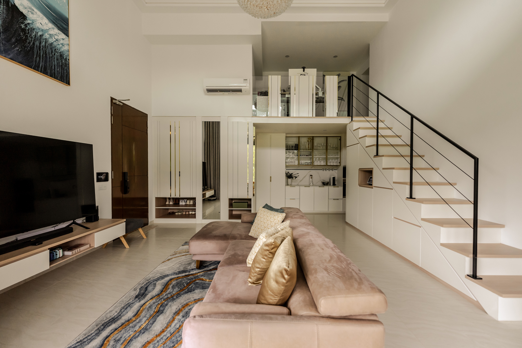 Contemporary, Modern Design - Living Room - Condominium - Design by U-Home Interior Design Pte Ltd