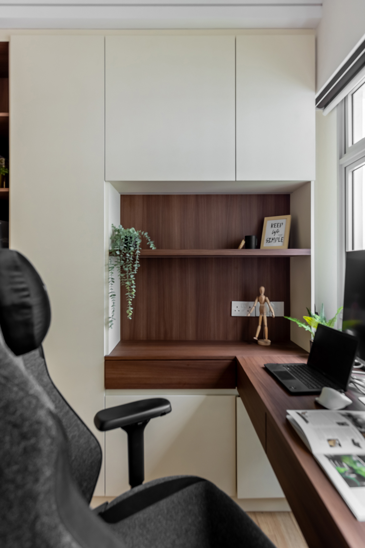 Scandinavian Design - Study Room - HDB 5 Room - Design by U-Home Interior Design Pte Ltd