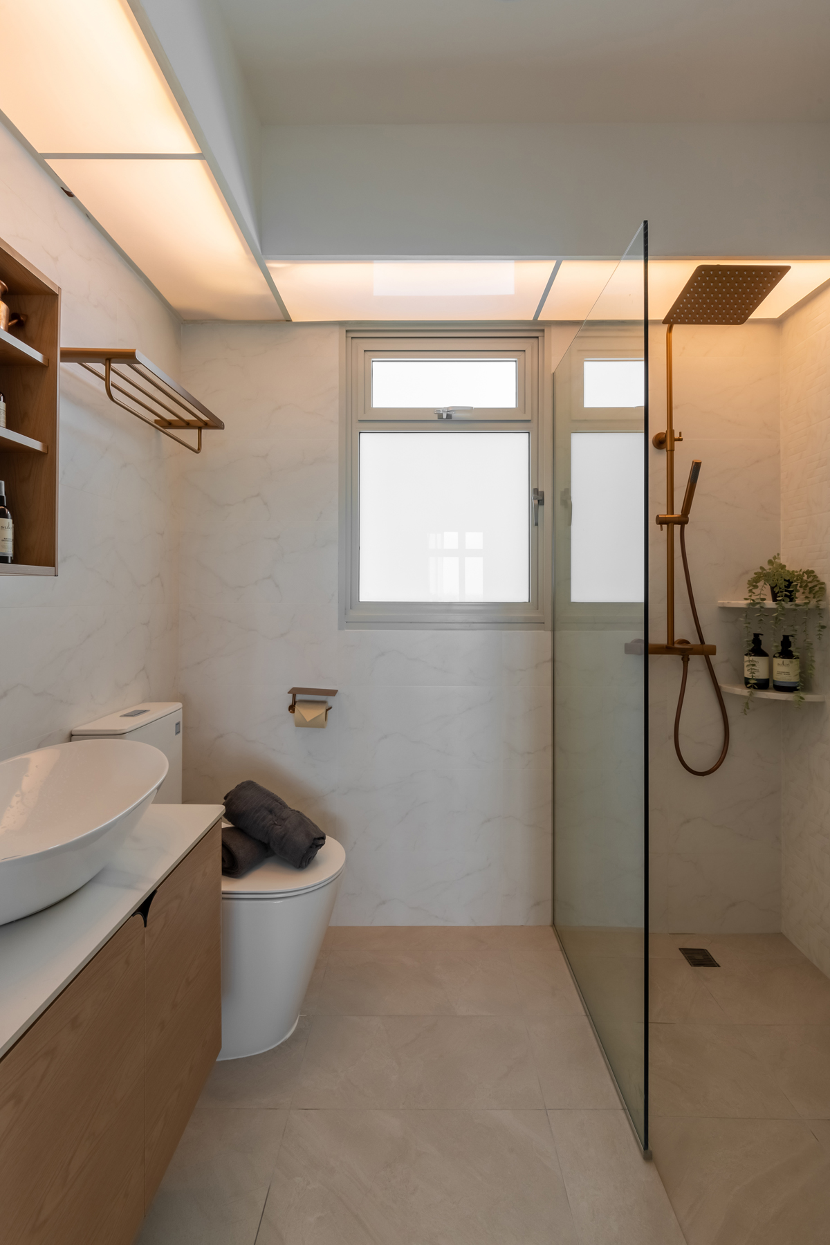 Scandinavian Design - Bathroom - HDB 5 Room - Design by U-Home Interior Design Pte Ltd