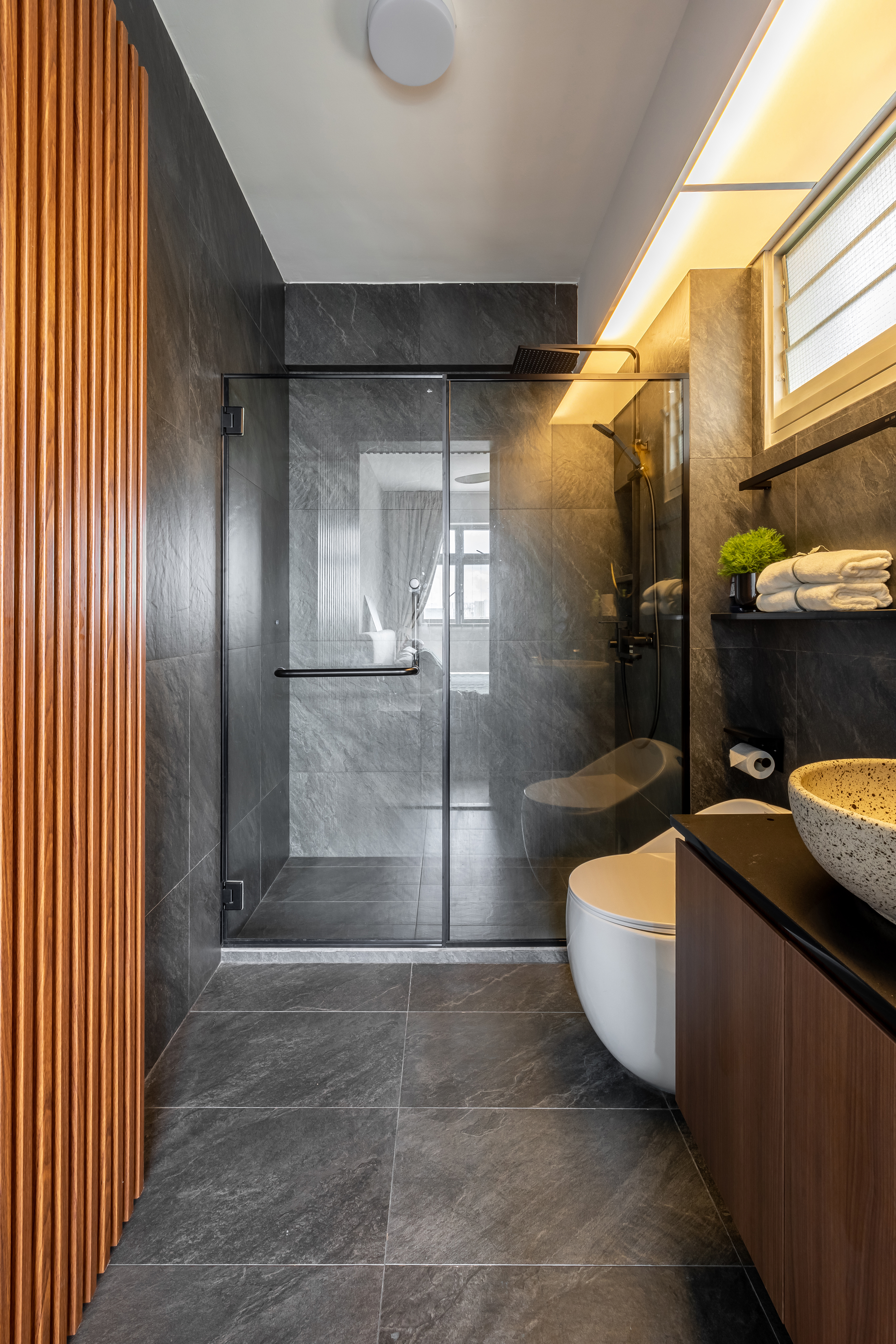 Minimalist, Modern, Scandinavian Design - Bathroom - HDB 4 Room - Design by U-Home Interior Design Pte Ltd