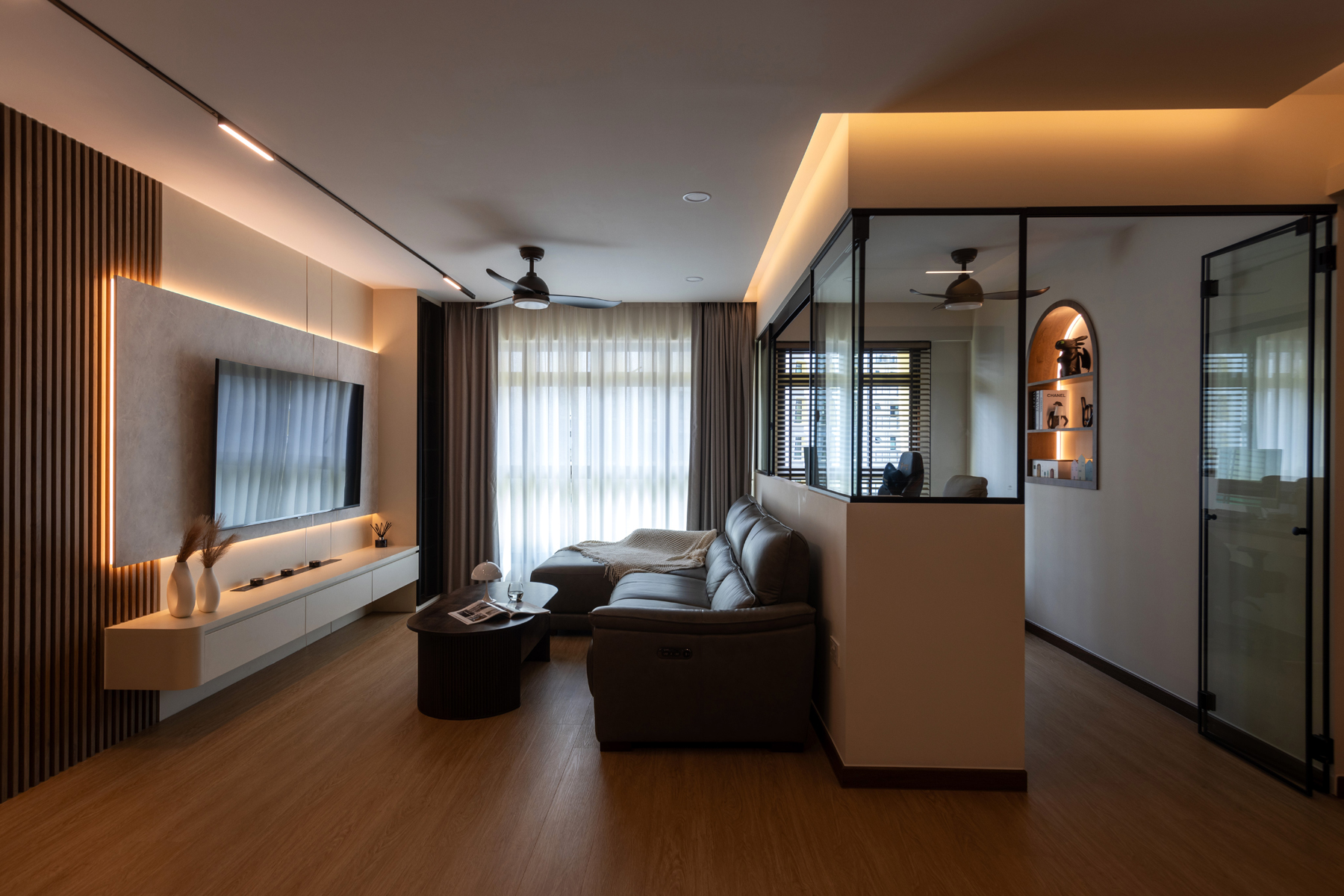 Contemporary, Modern, Others Design - Living Room - HDB 5 Room - Design by U-Home Interior Design Pte Ltd