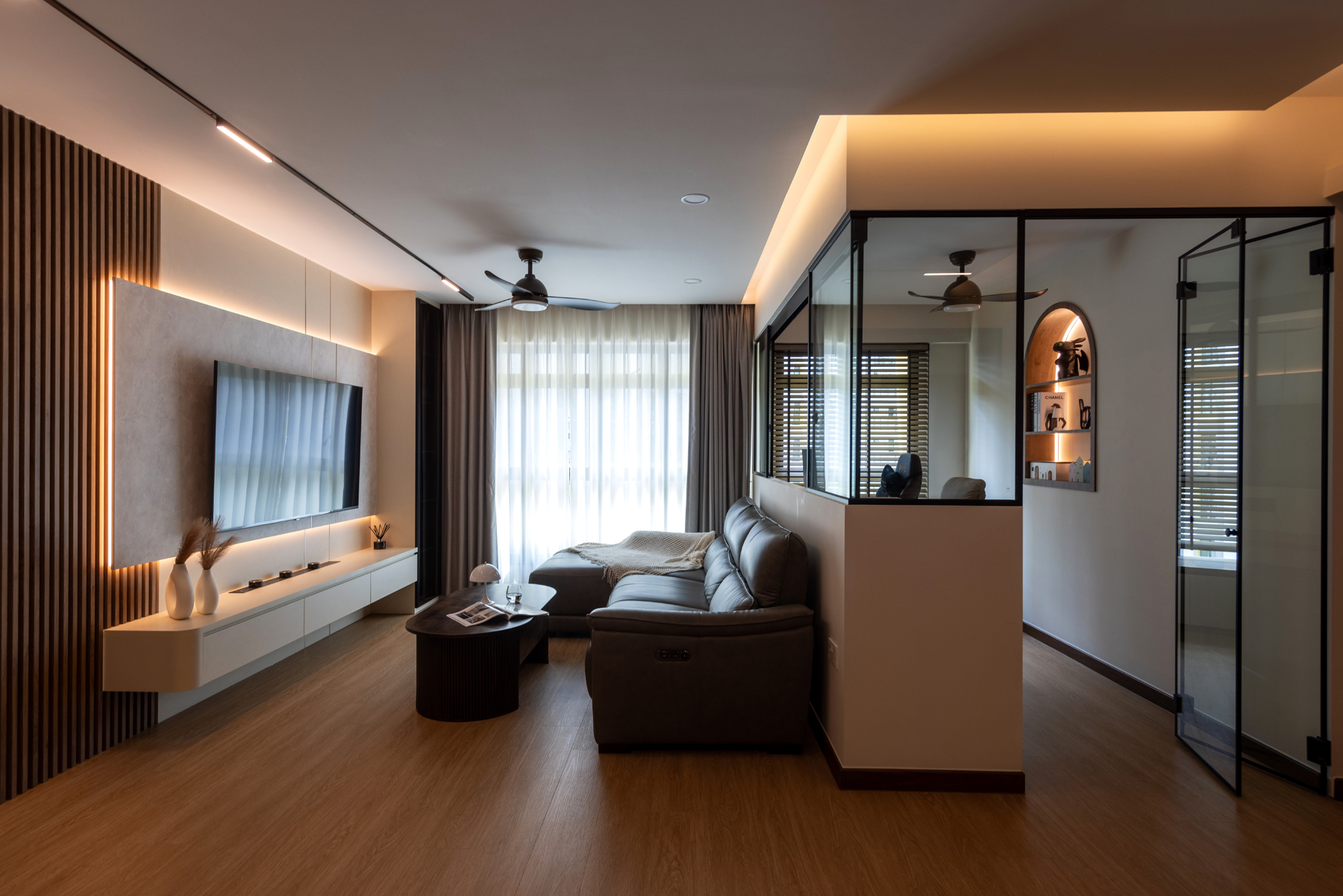 Contemporary, Modern, Others Design - Living Room - HDB 5 Room - Design by U-Home Interior Design Pte Ltd