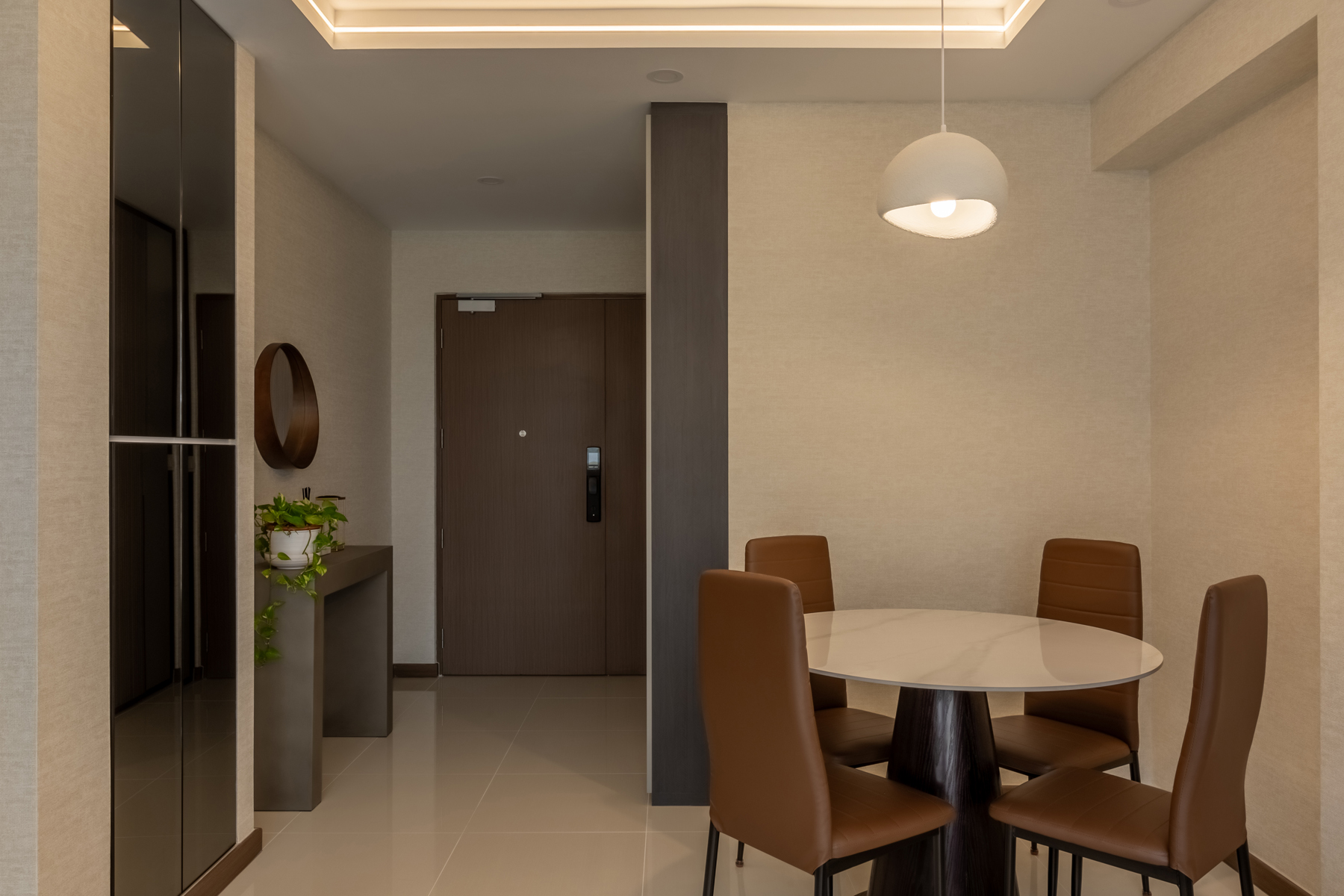 Contemporary, Modern Design - Dining Room - HDB 3 Room - Design by U-Home Interior Design Pte Ltd