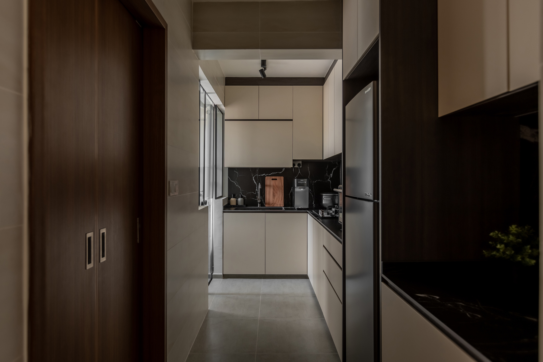 Contemporary, Modern Design - Kitchen - HDB 3 Room - Design by U-Home Interior Design Pte Ltd