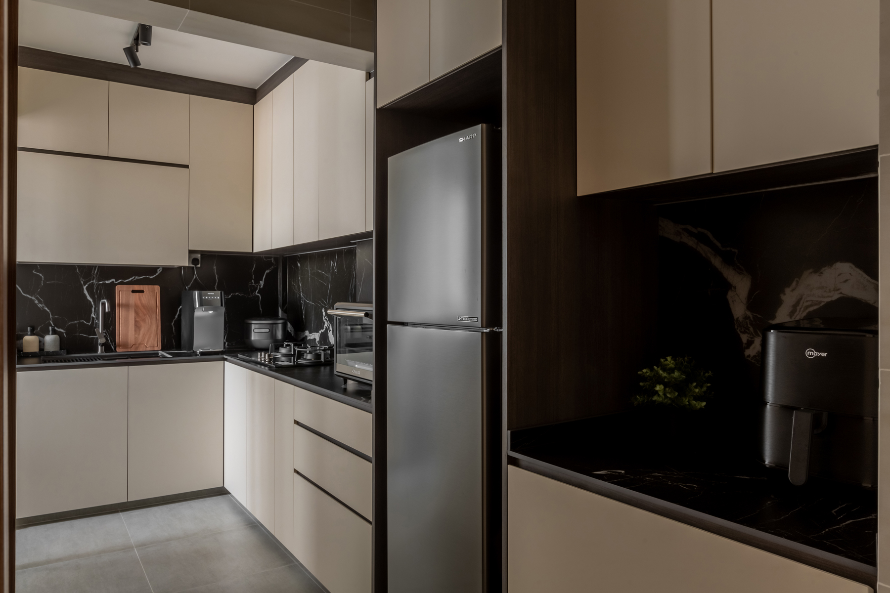 Contemporary, Modern Design - Kitchen - HDB 3 Room - Design by U-Home Interior Design Pte Ltd