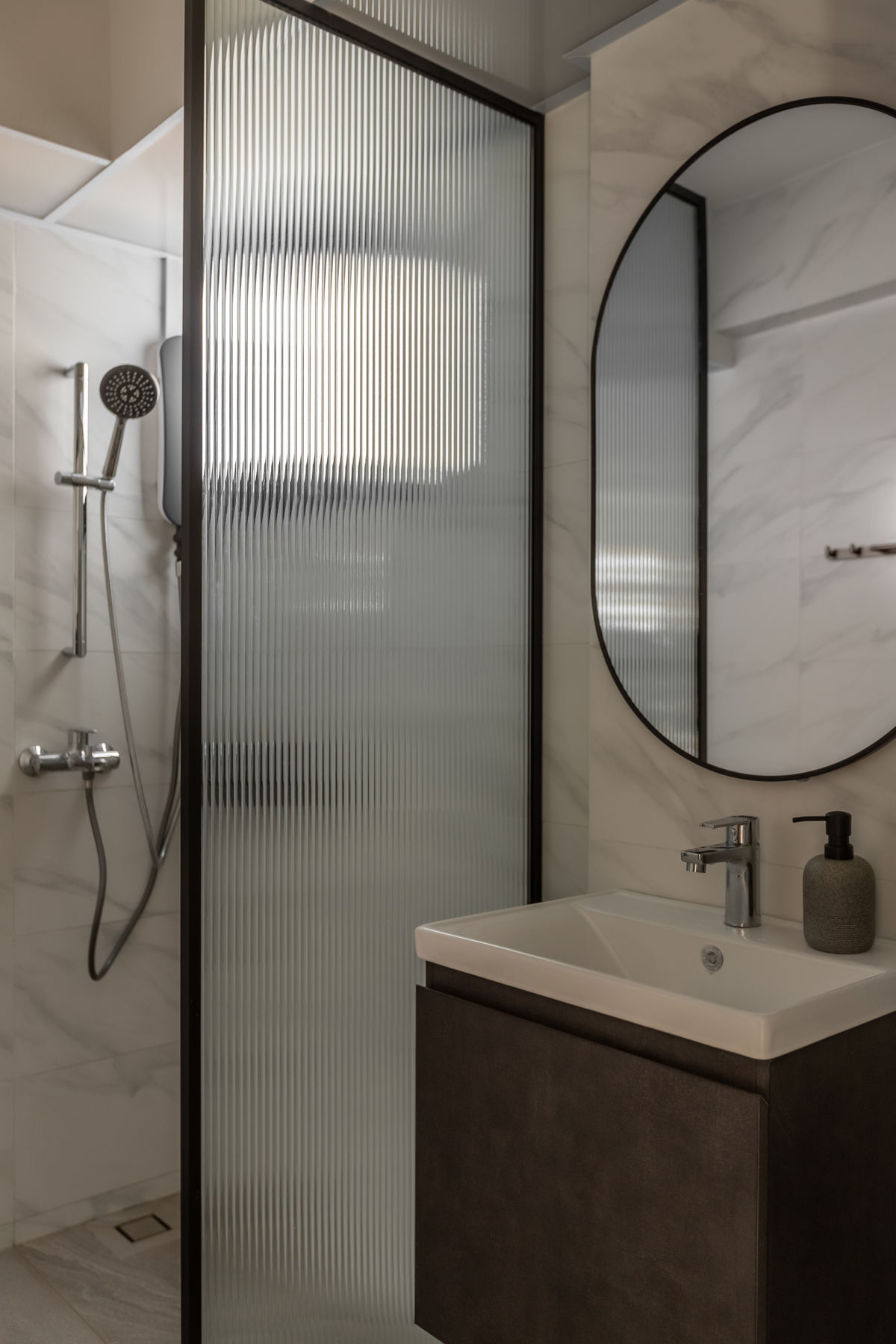 Contemporary, Modern Design - Bathroom - HDB 3 Room - Design by U-Home Interior Design Pte Ltd