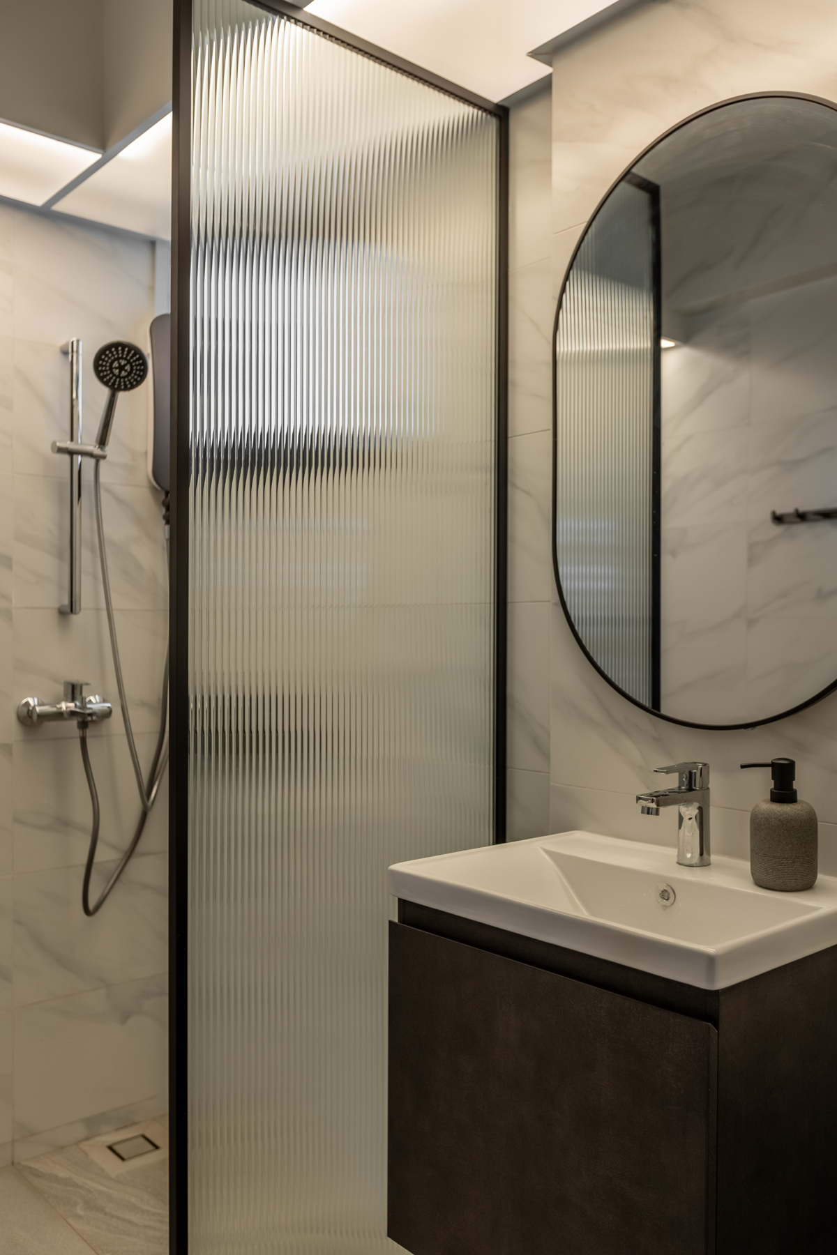 Contemporary, Modern Design - Bathroom - HDB 3 Room - Design by U-Home Interior Design Pte Ltd