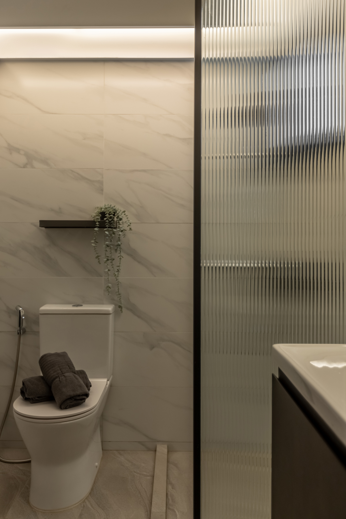 Contemporary, Modern Design - Bathroom - HDB 3 Room - Design by U-Home Interior Design Pte Ltd